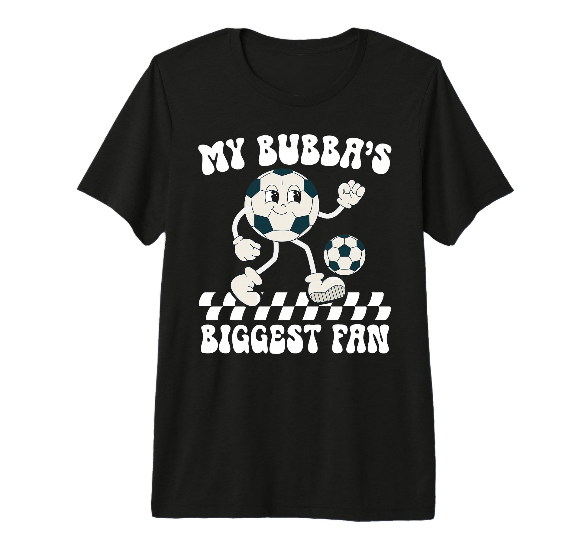 Bubbas Biggest Fan Soccer Brother Soccer T-Shirt - Trendy Graphic Unisex - T-Shirt, Sweatshirt, Hoodie