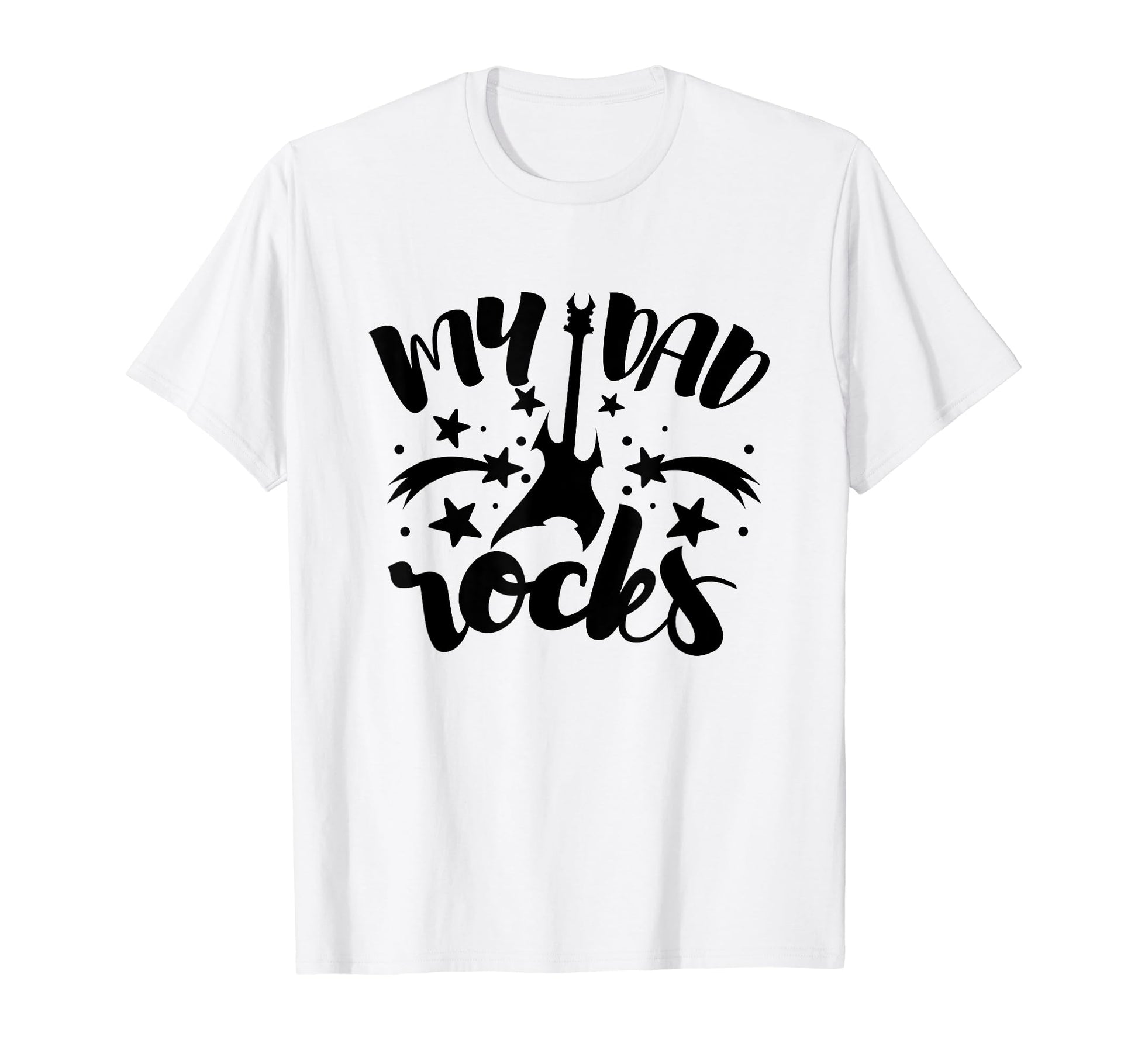 My Dad Rocks Guitar Musician Fathers T-Shirt - Aesthetic Graphic Men Women - T-Shirt, Sweatshirt, Hoodie