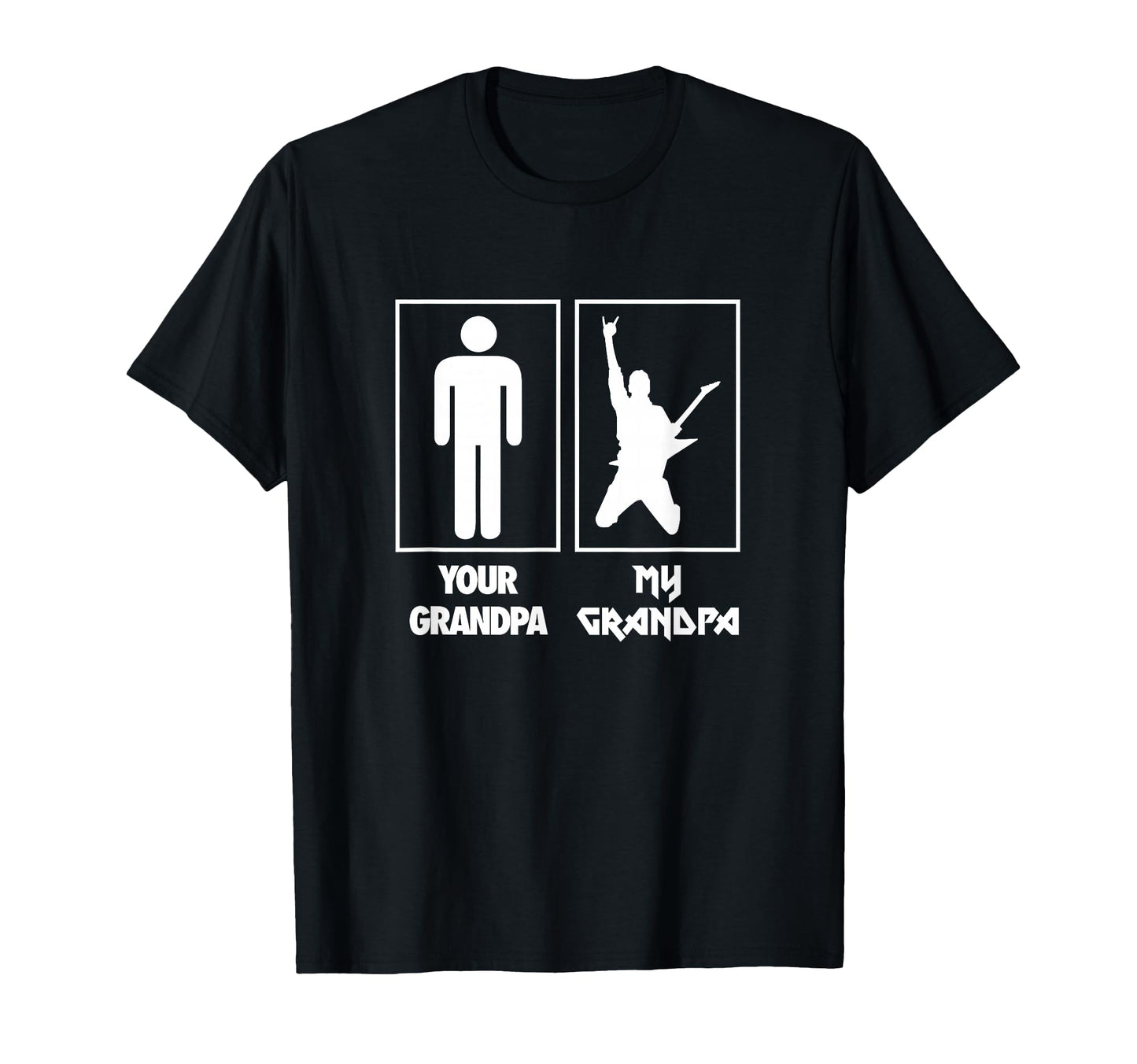 Your Grandpa My Grandpa Guitar Rock T-Shirt - Custom Art Print for Adults - T-Shirt, Sweatshirt, Hoodie