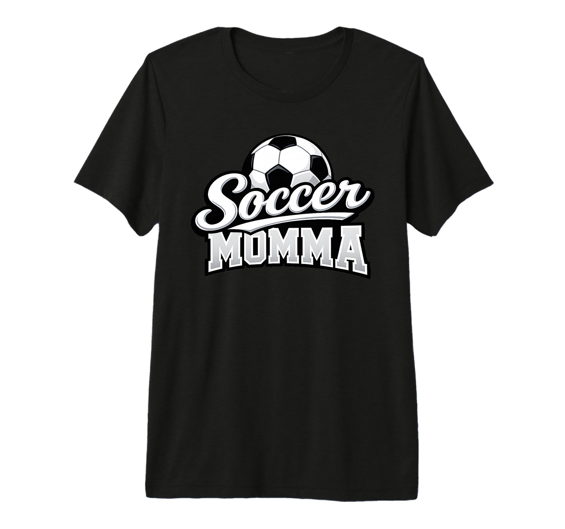 Soccer Momma Mothers Day Soccer Ball T-Shirt - Novelty Apparel Men Women - T-Shirt, Sweatshirt, Hoodie