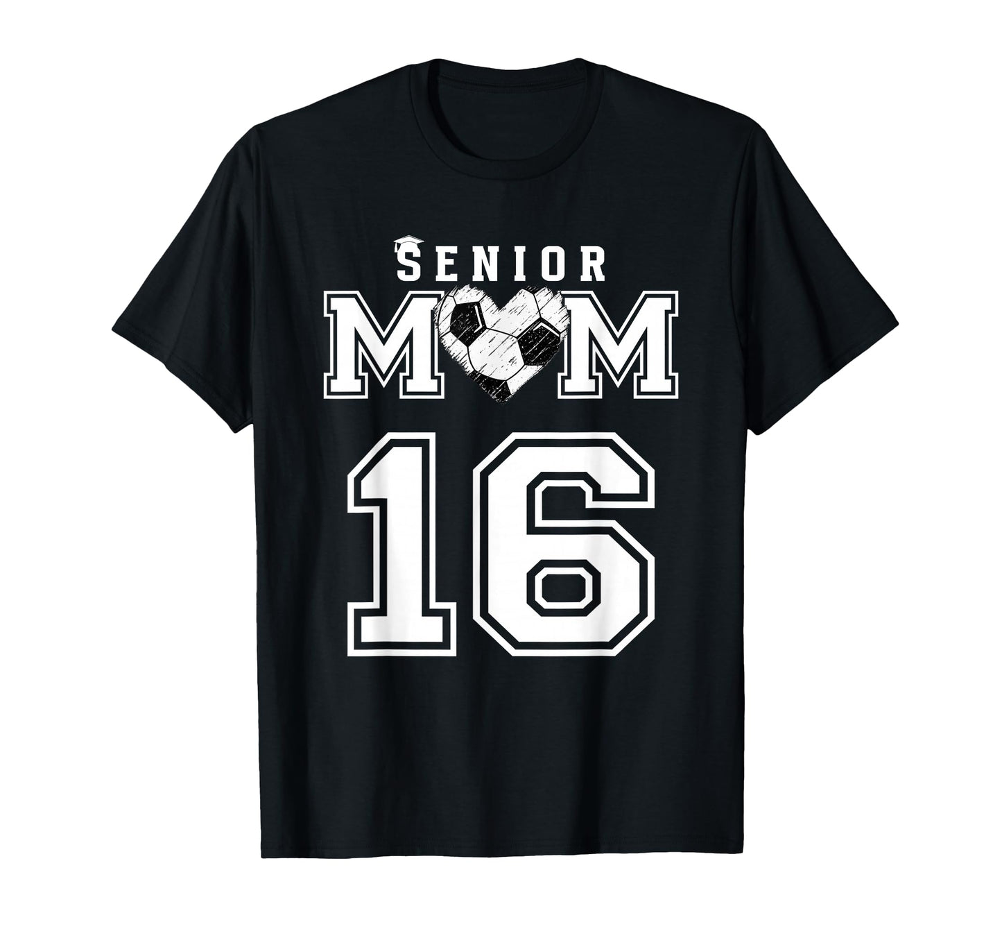 Proud Senior Soccer Mom Custom Jersey T-Shirt - Graphic Print Unisex - T-Shirt, Sweatshirt, Hoodie