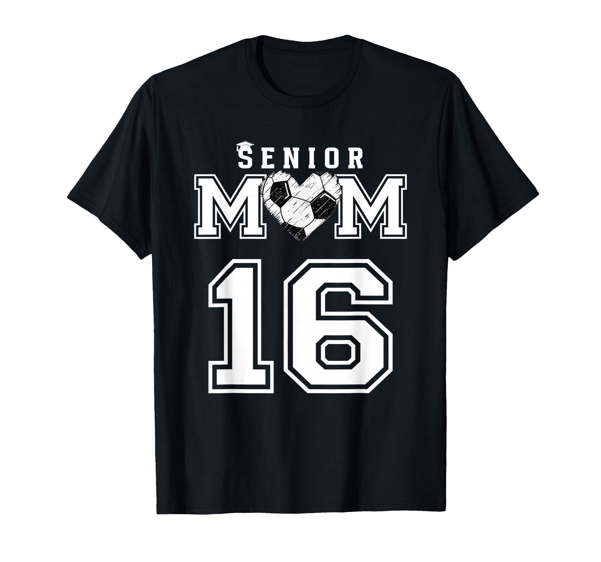 Proud Senior Soccer Mom Custom Jersey T-Shirt - Graphic Print Unisex - T-Shirt, Sweatshirt, Hoodie