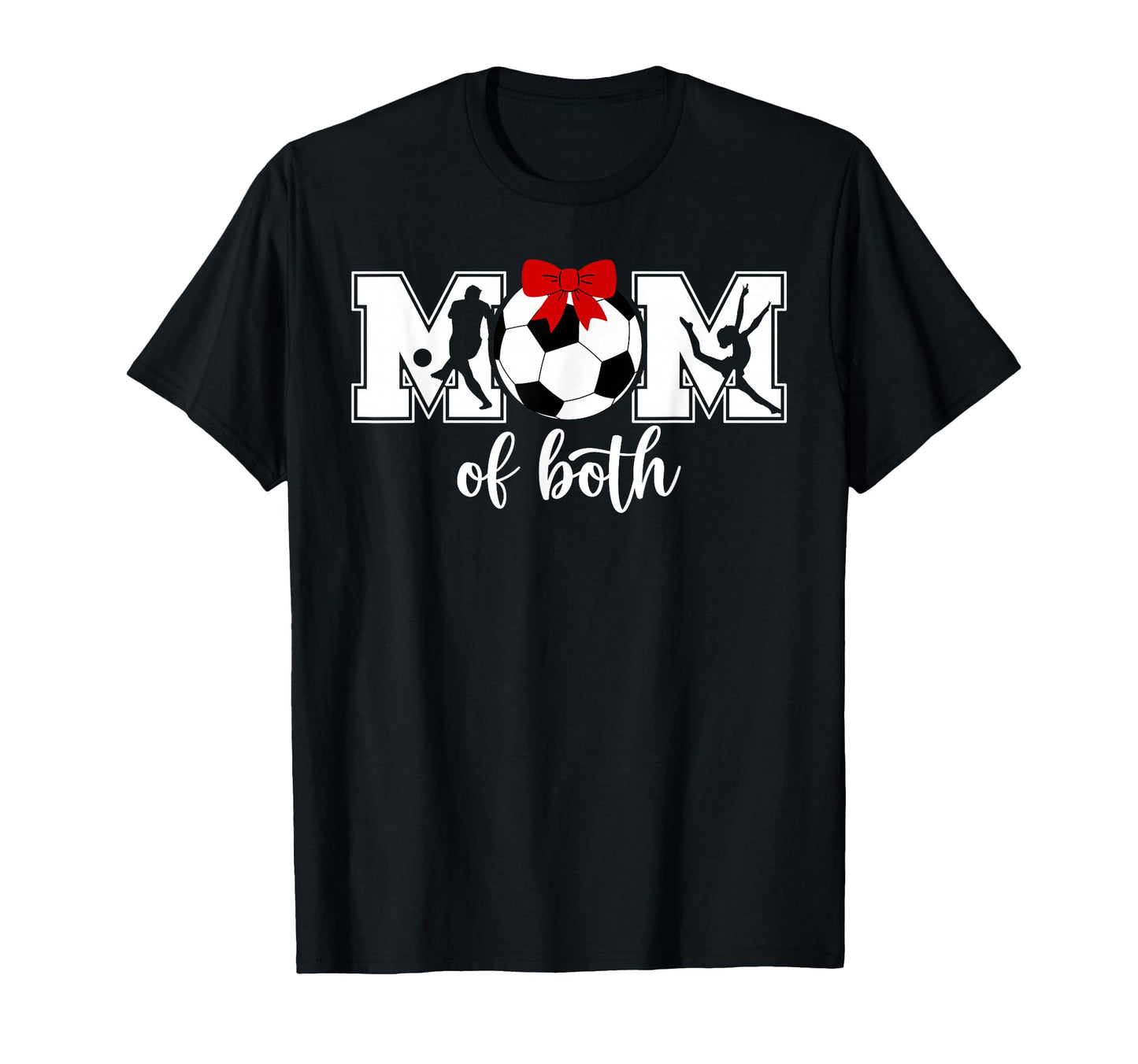 Mom Both Proud Soccer And Dance Mom T-Shirt - Minimalist Print Unisex - T-Shirt, Sweatshirt, Hoodie