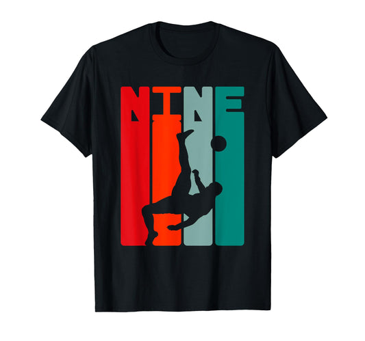 9Th Birthday Soccer Player 9 Years Old T-Shirt - Trendy Graphic for Adults - T-Shirt, Sweatshirt, Hoodie