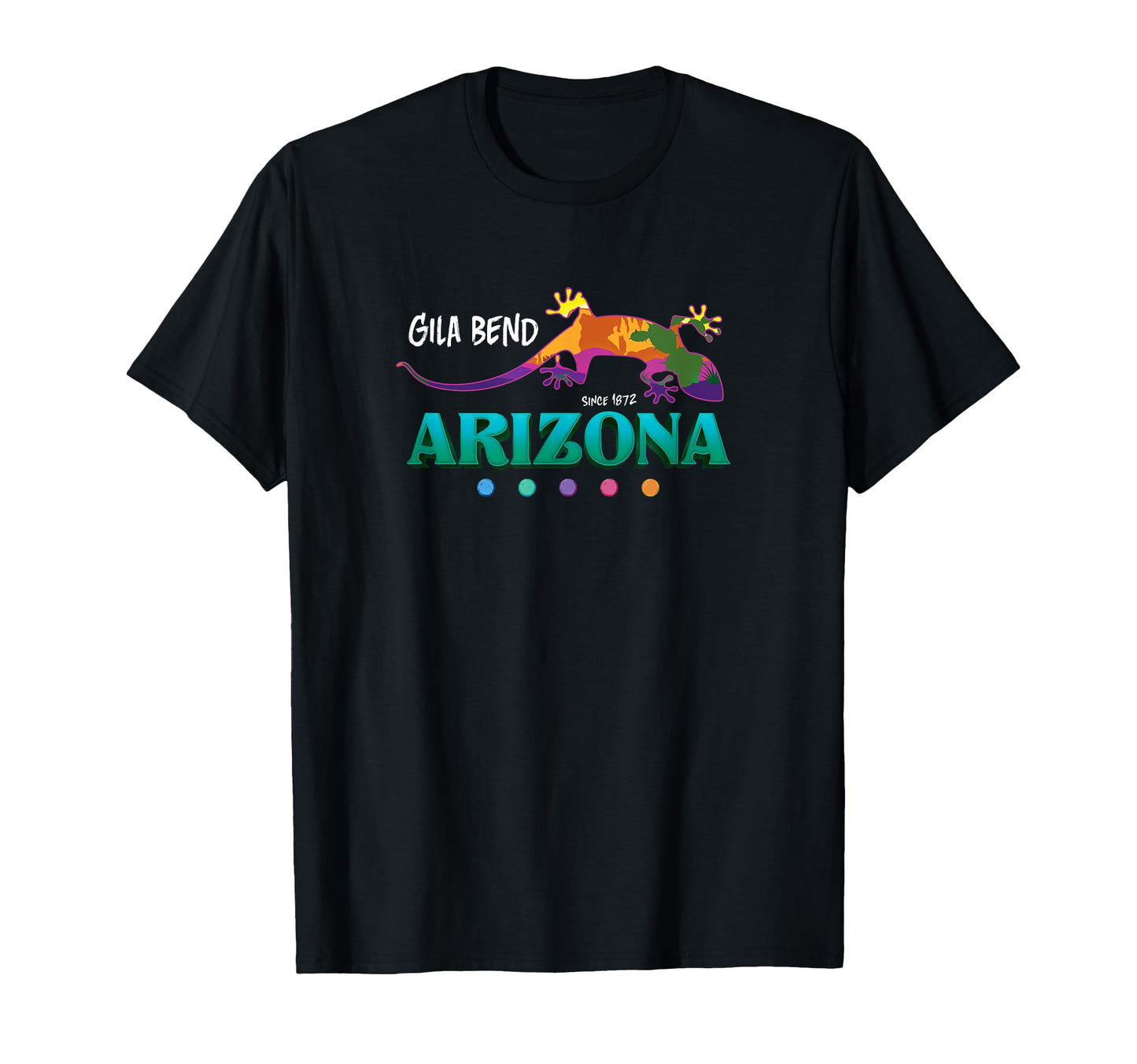 Gila Bend Arizona Usa Desert Gecko T-Shirt - Minimalist Print for Adults - T-Shirt, Sweatshirt, Hoodie