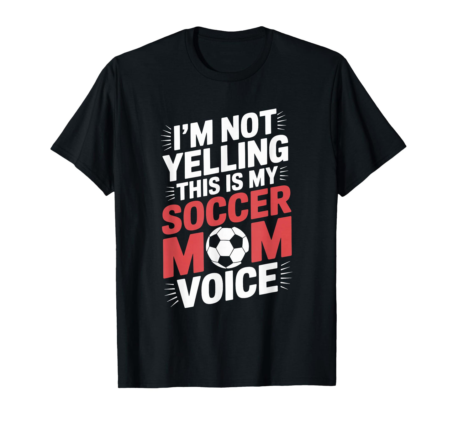 This Is My Soccer Mom Voice Goalkeeper T-Shirt - Minimalist Print Unisex - T-Shirt, Sweatshirt, Hoodie