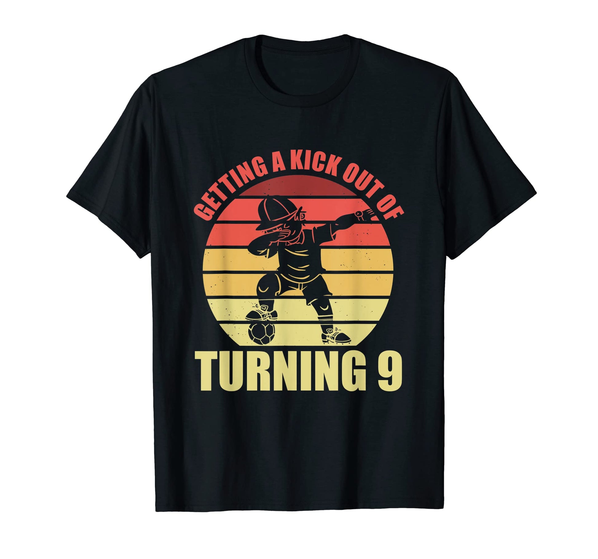 9 Year Old Happy 9Th Birthday Soccer T-Shirt - Aesthetic Graphic Men Women - T-Shirt, Sweatshirt, Hoodie