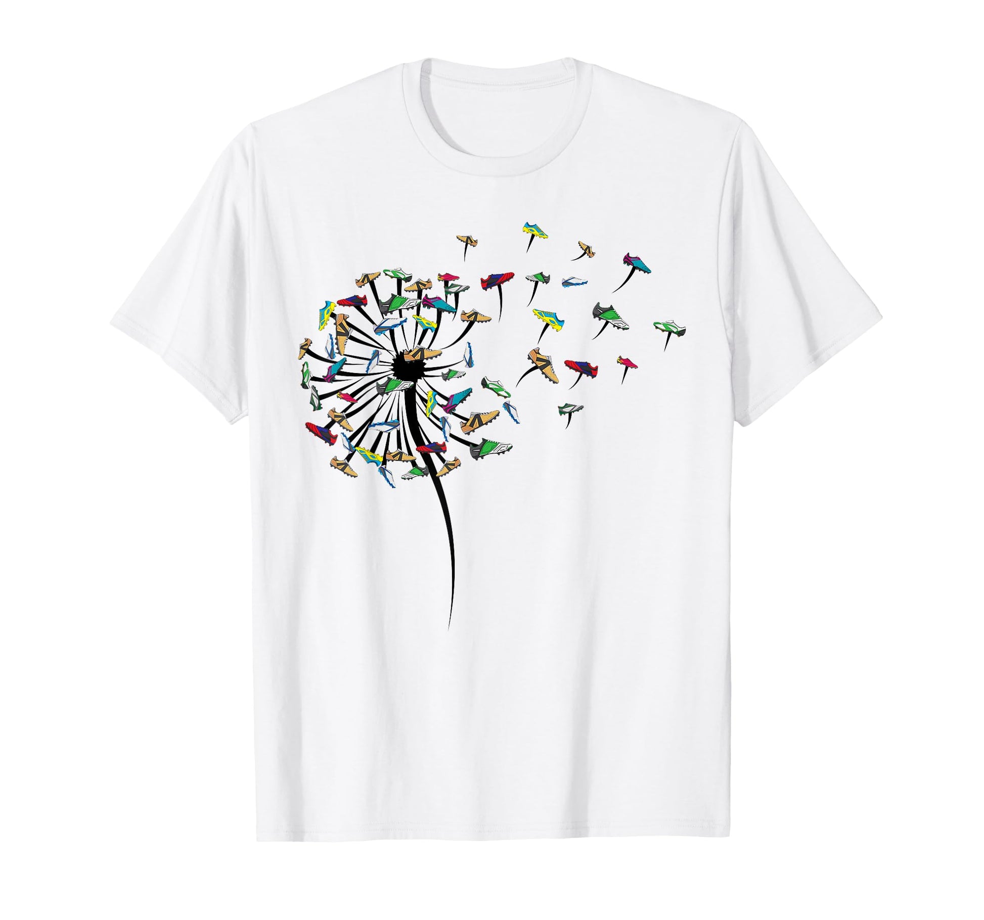 Dandelion Soccer Stuff Soccer Player Soccer T-Shirt - Graphic Print Unisex - T-Shirt, Sweatshirt, Hoodie