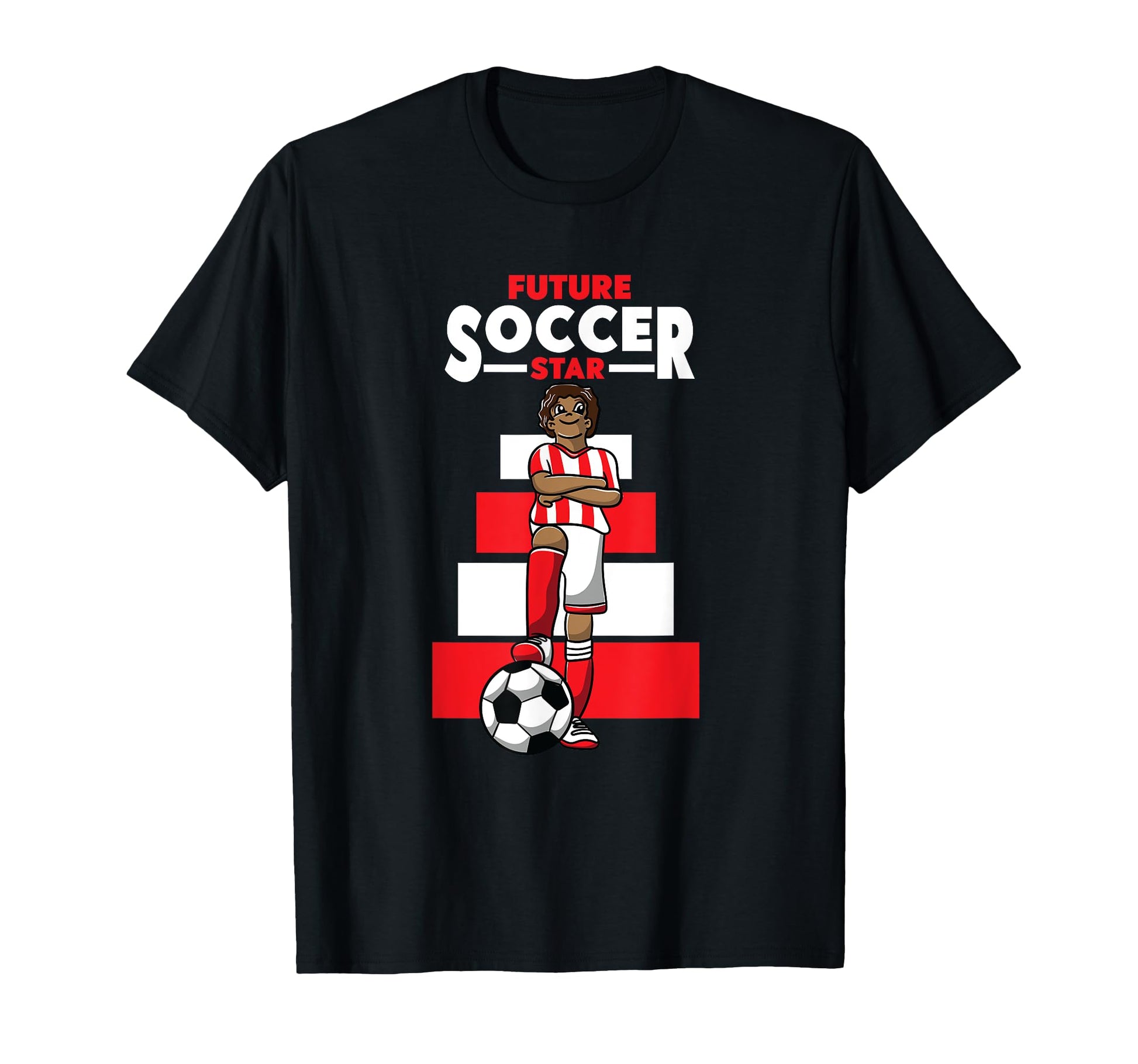 Future Soccer Star Football T-Shirt - Trendy Graphic for Adults - T-Shirt, Sweatshirt, Hoodie