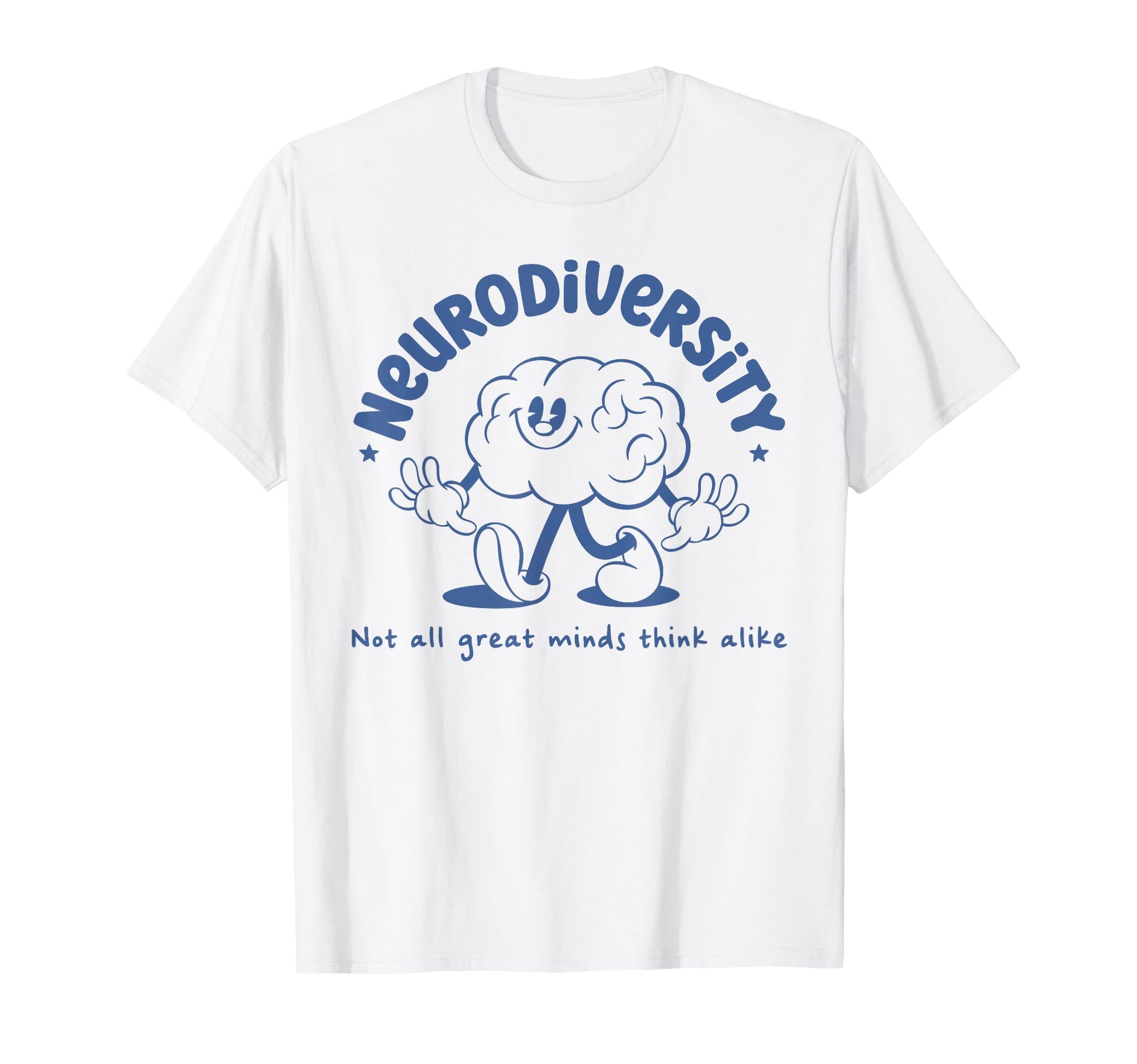 Neurodiversity All Great Minds Dont T-Shirt - Custom Art Print Unisex - T-Shirt, Sweatshirt, Hoodie