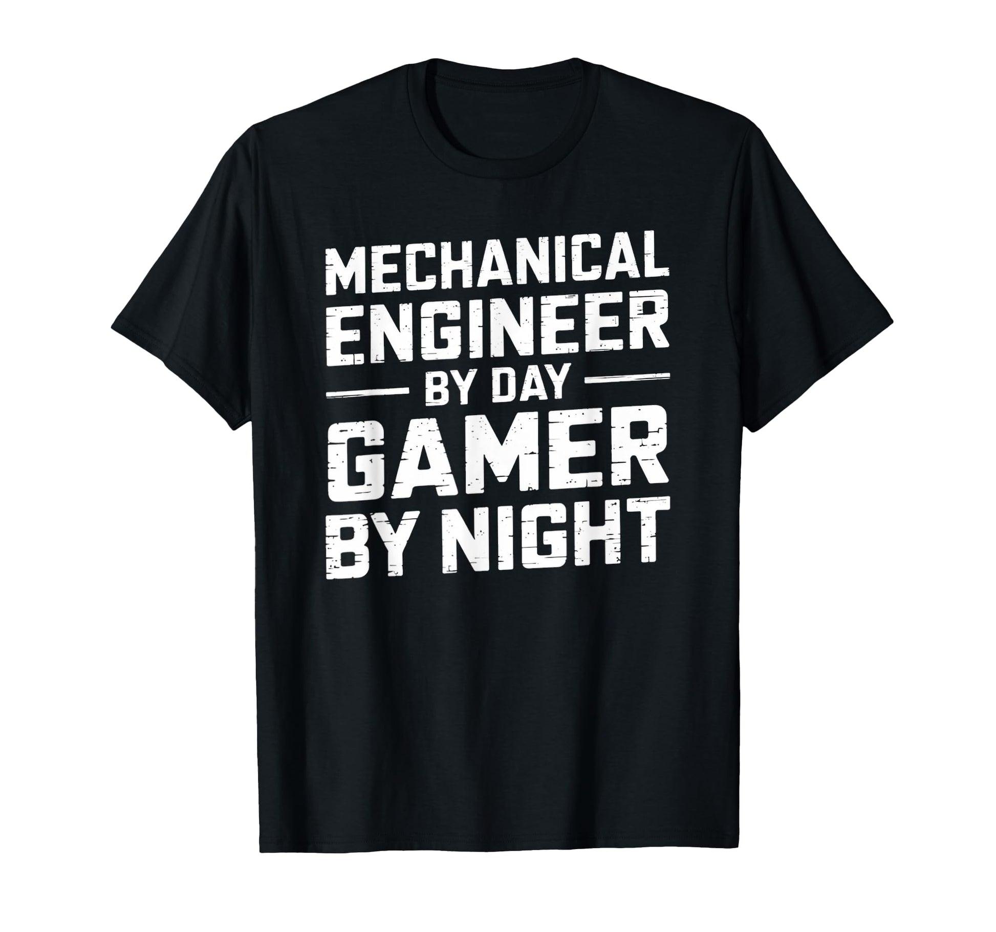 Mechanical Engineer Day Gamer Night T-Shirt - Aesthetic Graphic for Adults - T-Shirt, Sweatshirt, Hoodie