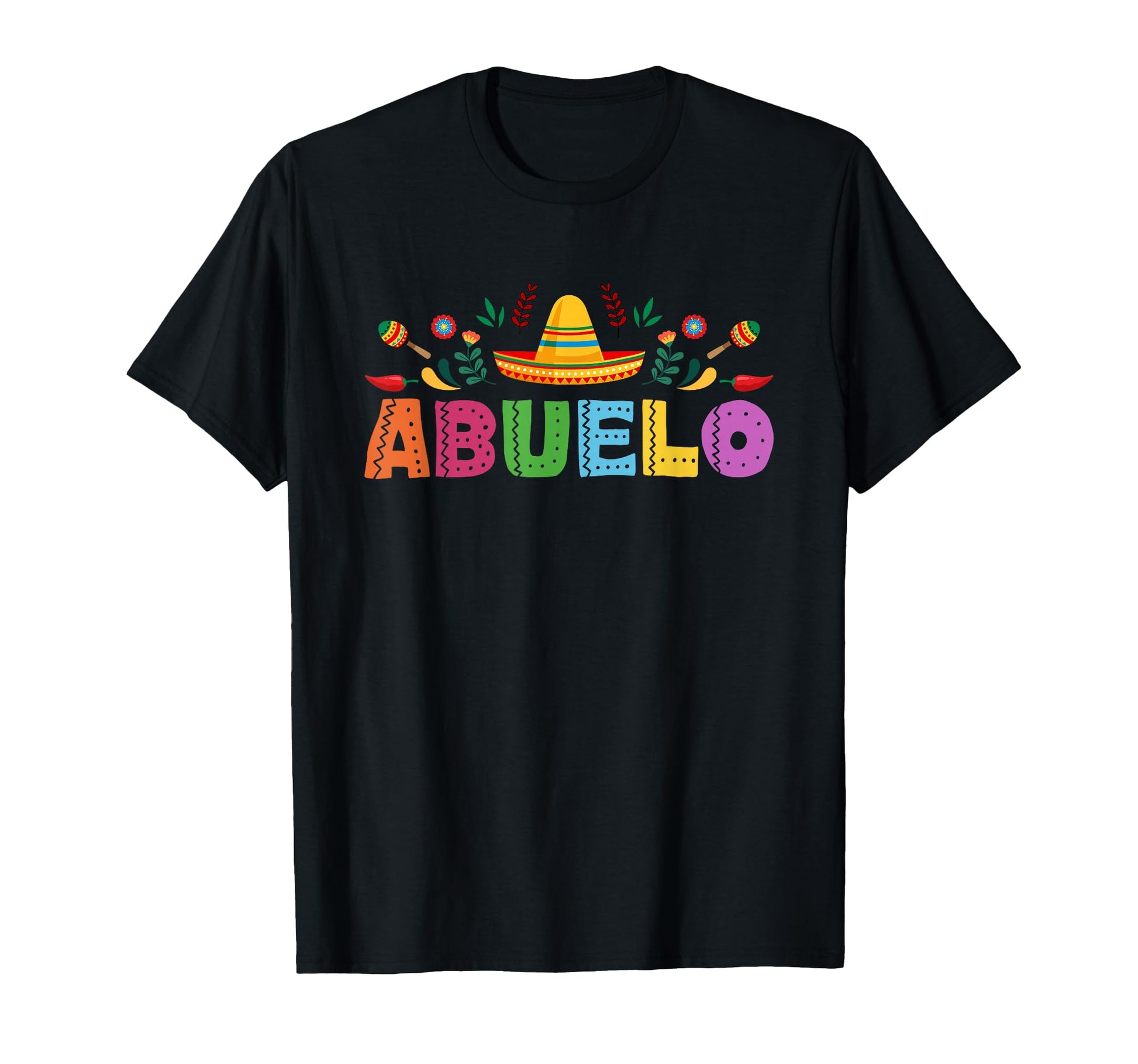 Abuelo Mexican Fiesta Bday Party T-Shirt - Casual Everyday Wear for Adults - T-Shirt, Sweatshirt, Hoodie