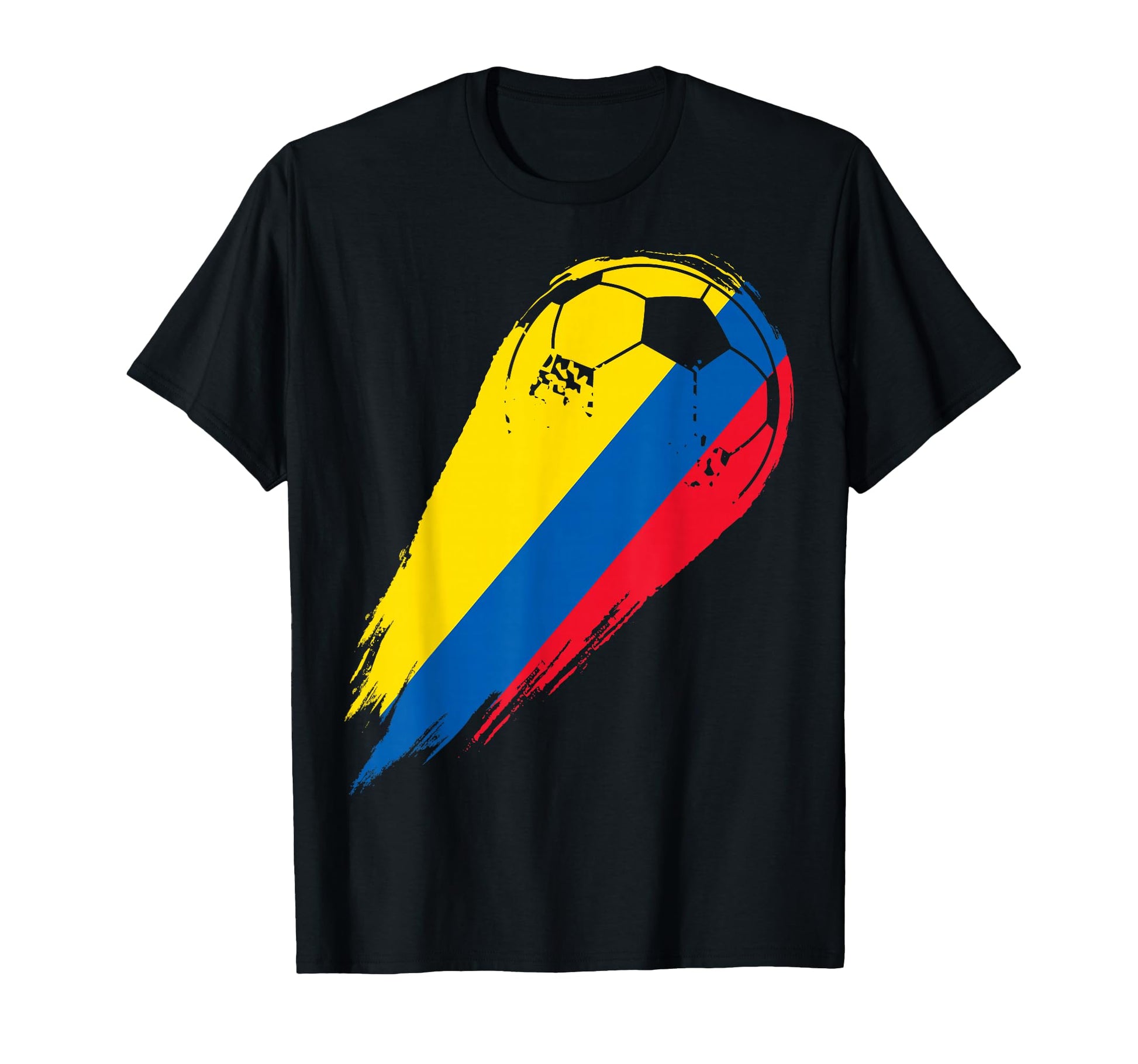 Colombian Flag Sports Soccer Ball Hoodie - Aesthetic Graphic for Adults - T-Shirt, Sweatshirt, Hoodie