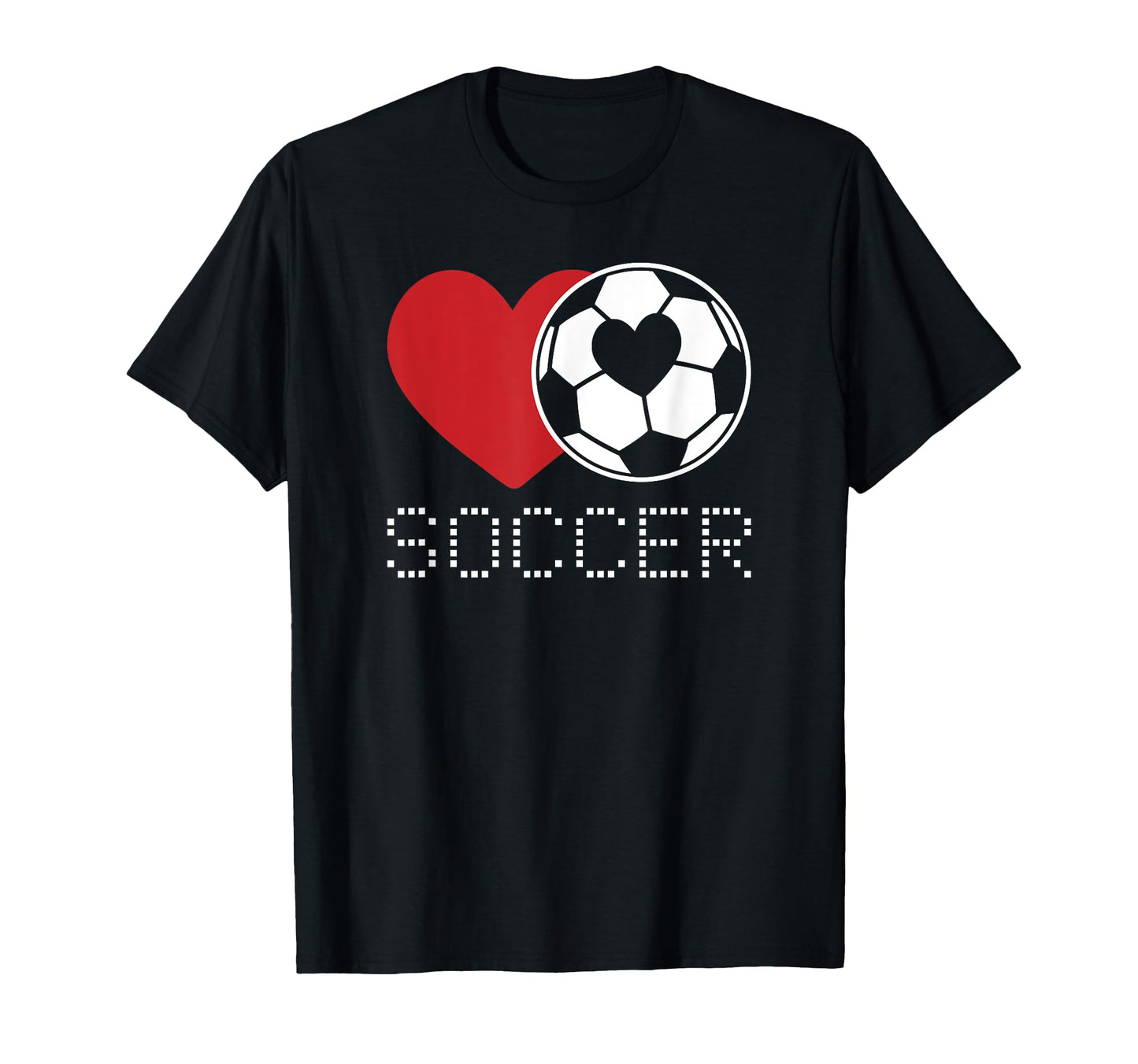 Love Heart Soccer T-Shirt - Streetwear Style Unisex - T-Shirt, Sweatshirt, Hoodie