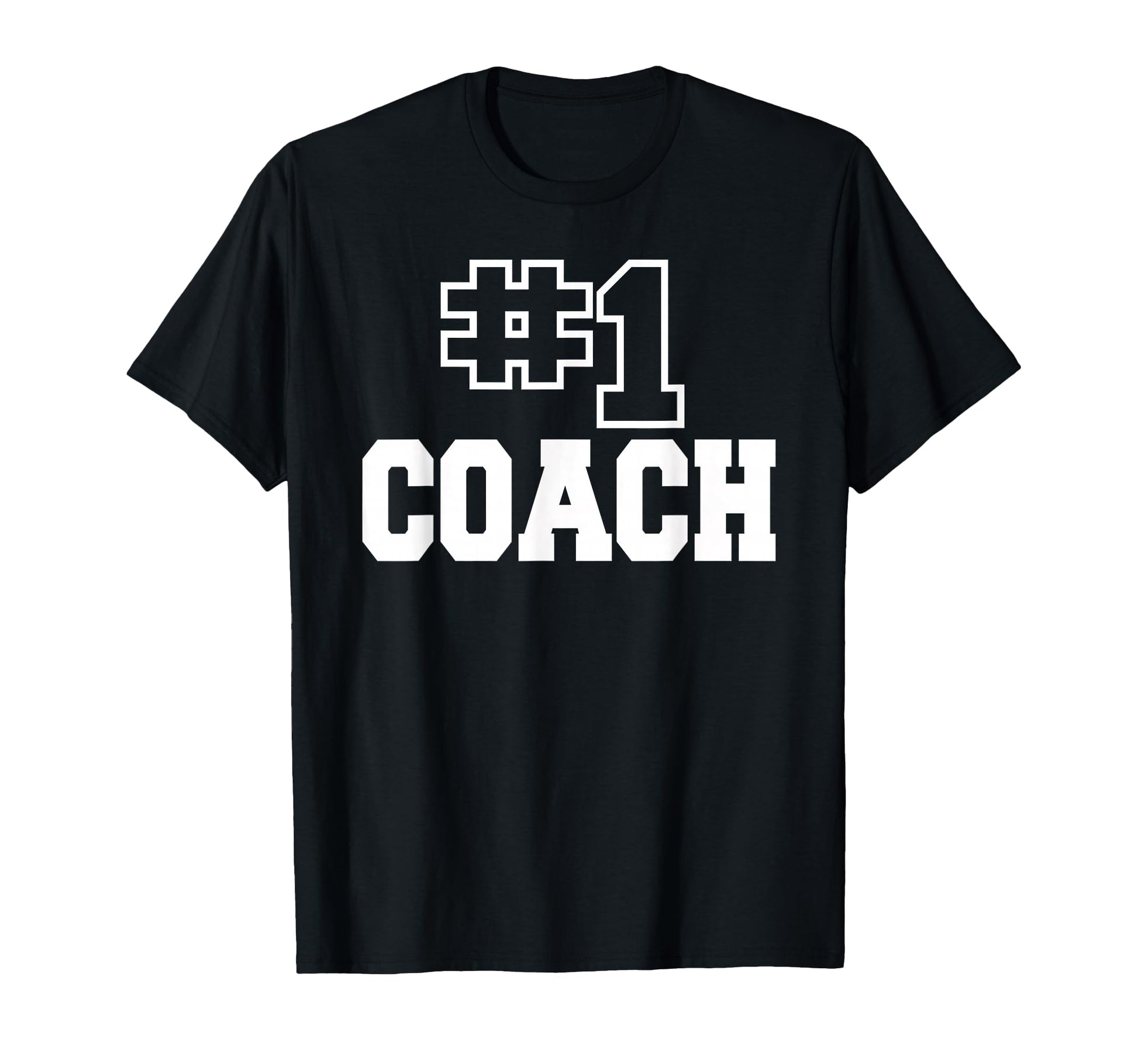 Number One Coach No 1 Manager T-Shirt - Aesthetic Graphic for Adults - T-Shirt, Sweatshirt, Hoodie