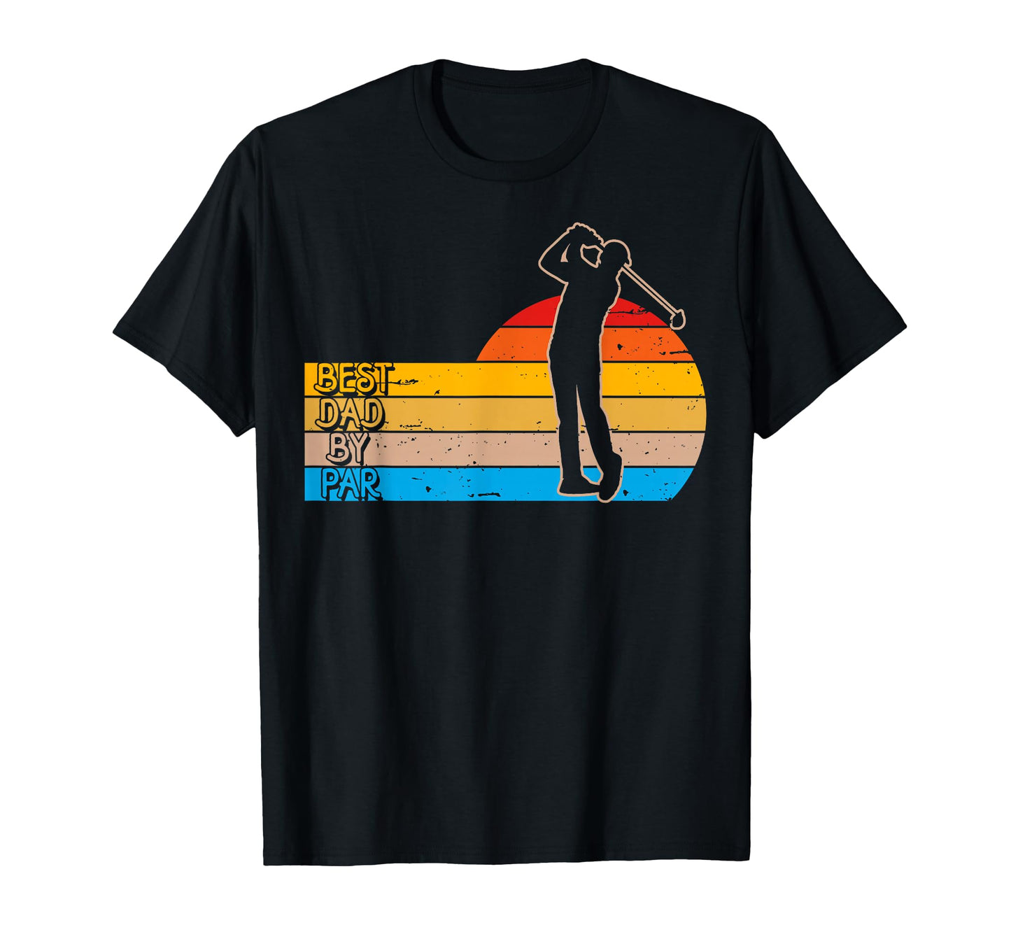 Golf Golfer Golfing Best Dad Par T-Shirt - Minimalist Print for Adults - T-Shirt, Sweatshirt, Hoodie