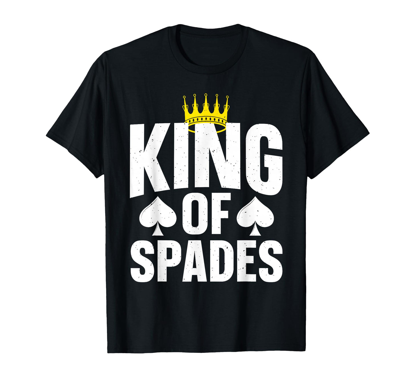 King Spades Art Dad Card Game Spades T-Shirt - Minimalist Print Unisex - T-Shirt, Sweatshirt, Hoodie