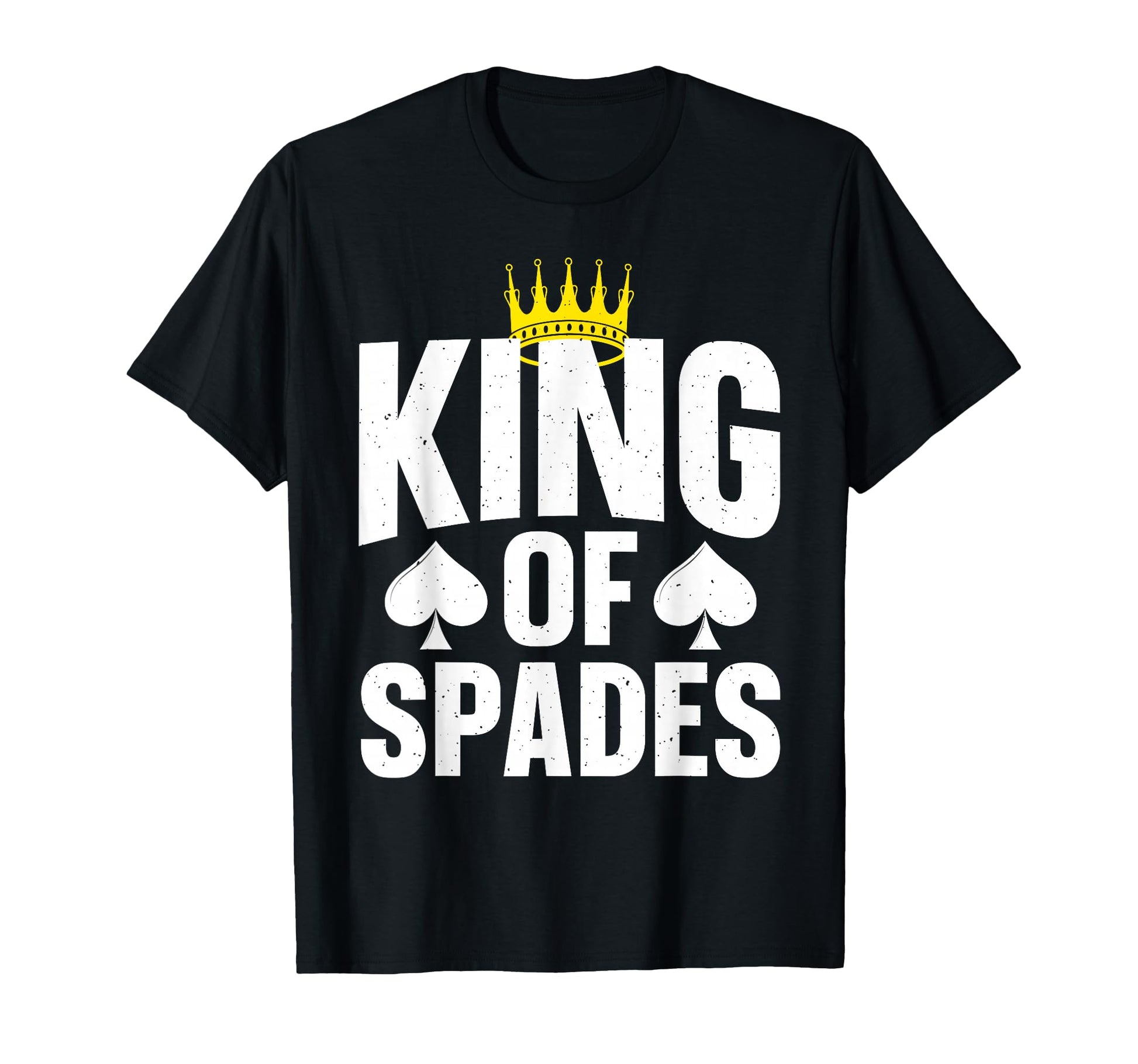 King Spades Art Dad Card Game Spades T-Shirt - Minimalist Print Unisex - T-Shirt, Sweatshirt, Hoodie