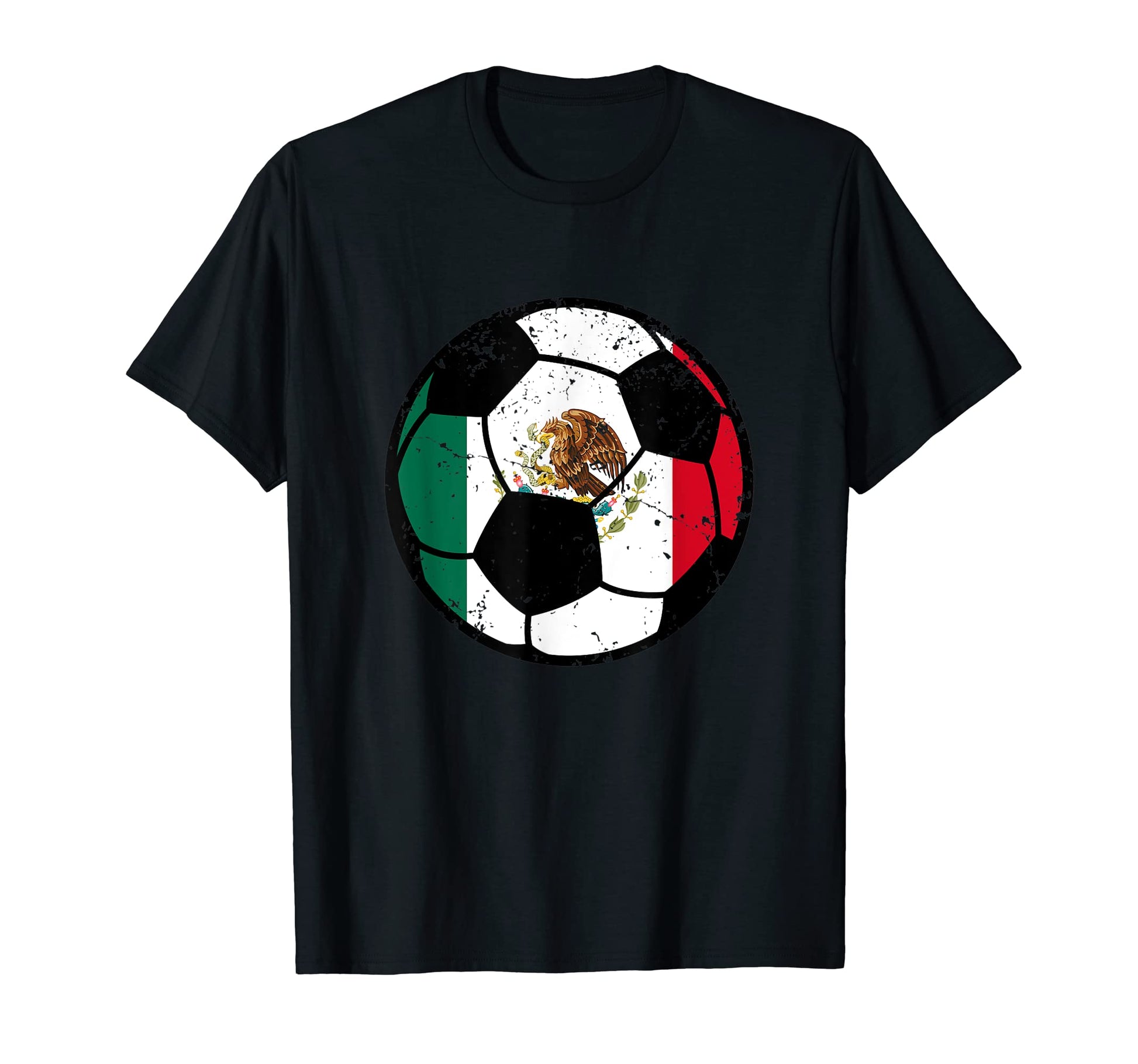 Mexico Flag Soccer Fans Football T-Shirt - Casual Everyday Wear Unisex - T-Shirt, Sweatshirt, Hoodie