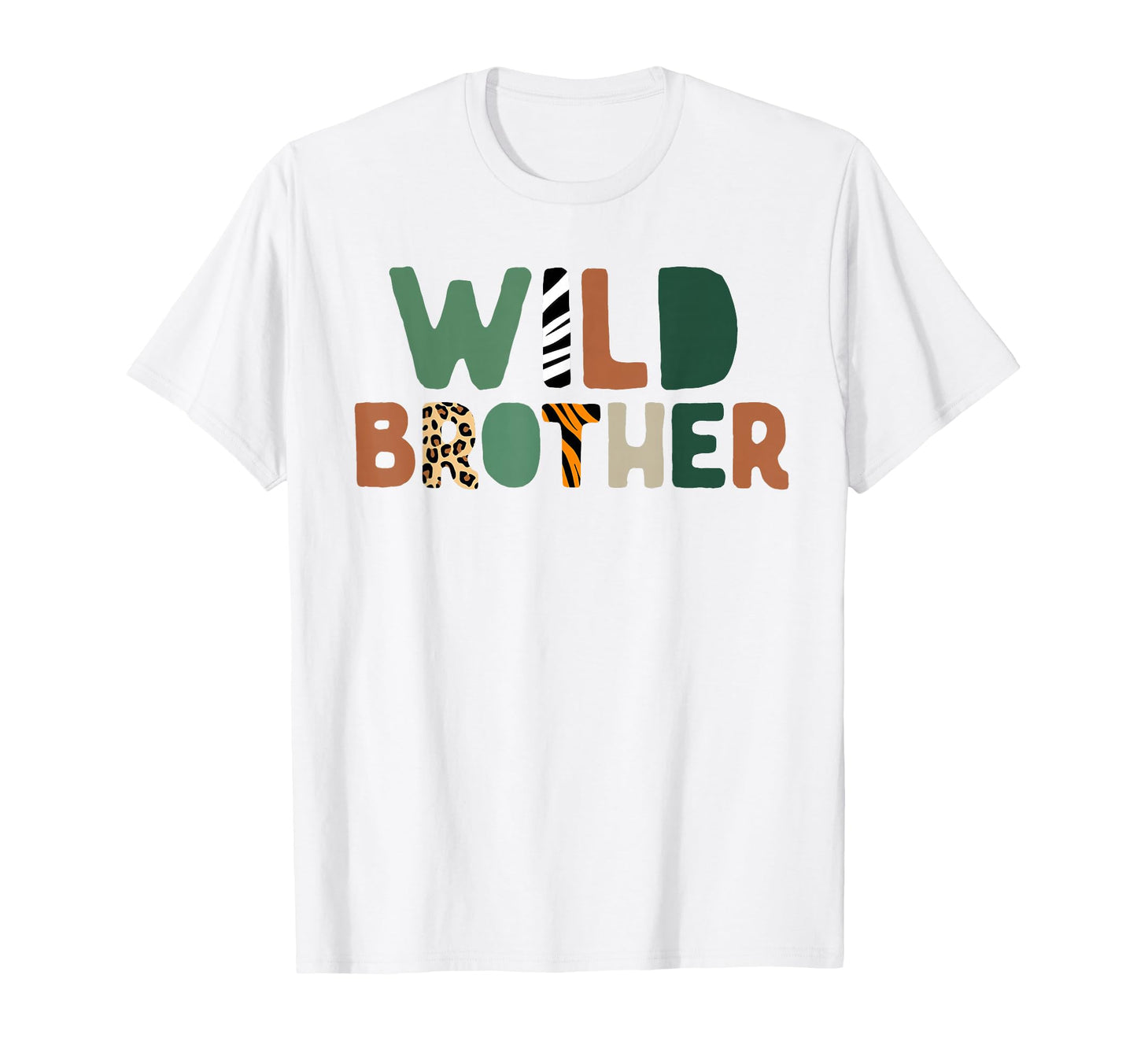 Wild Brother Zoo Born Wild Birthday T-Shirt - Custom Art Print Unisex - T-Shirt, Sweatshirt, Hoodie