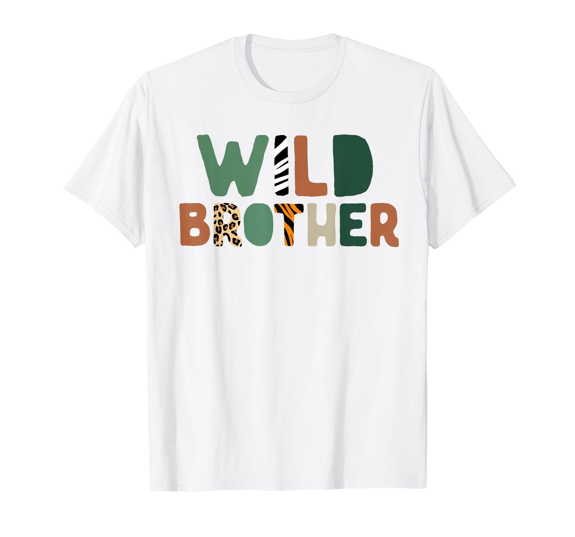 Wild Brother Zoo Born Wild Birthday T-Shirt - Custom Art Print Unisex - T-Shirt, Sweatshirt, Hoodie