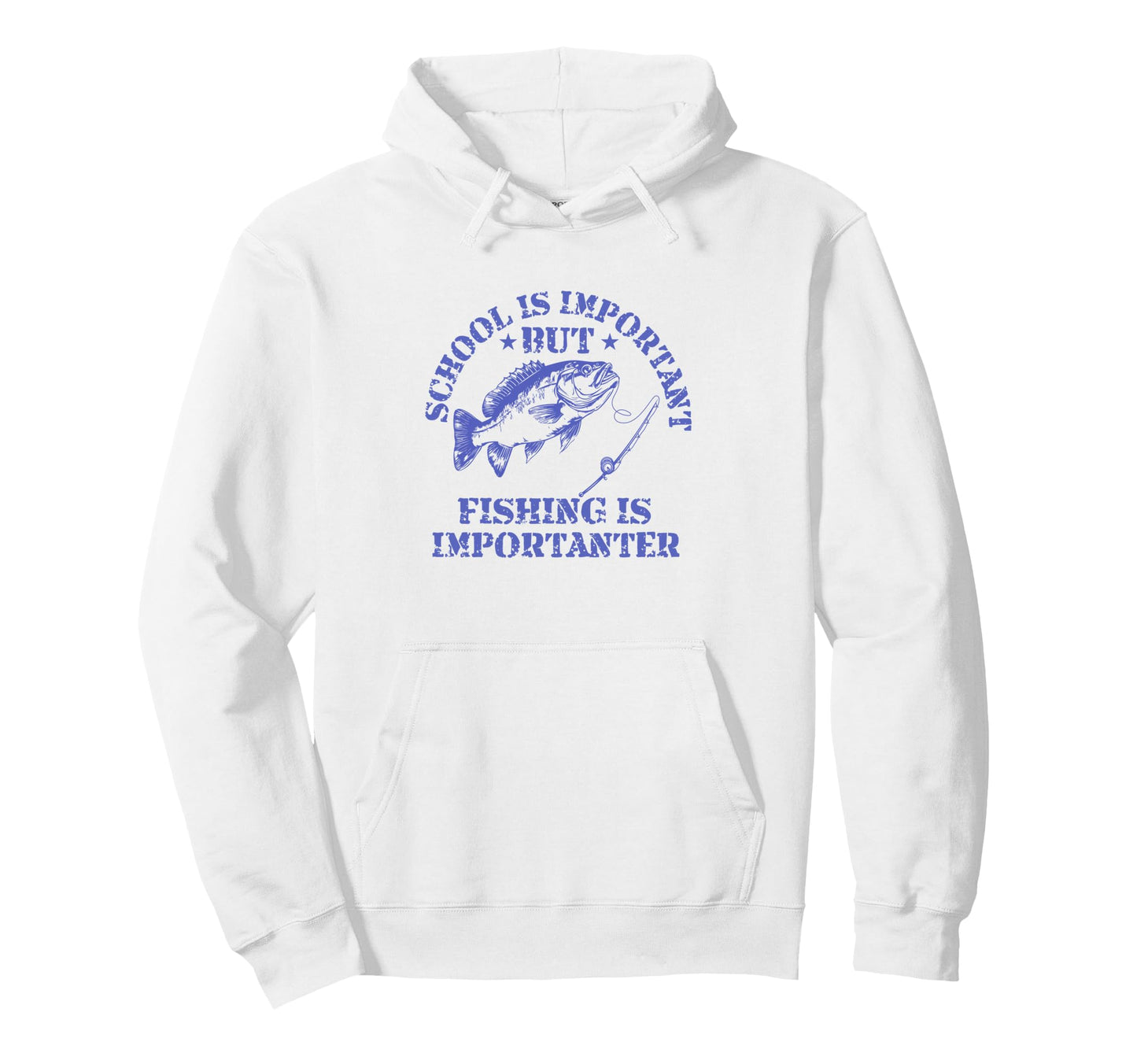 School Is Important But Fishing Funny Hoodie - Novelty Apparel Men Women - T-Shirt, Sweatshirt, Hoodie