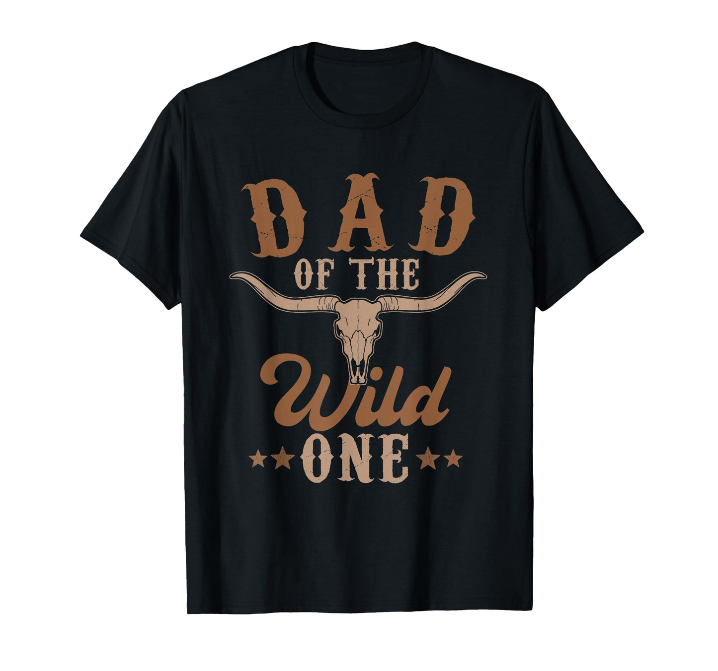 Dad Wild One Cowboy Western Rodeo Party T-Shirt - Custom Art Print Unisex - T-Shirt, Sweatshirt, Hoodie