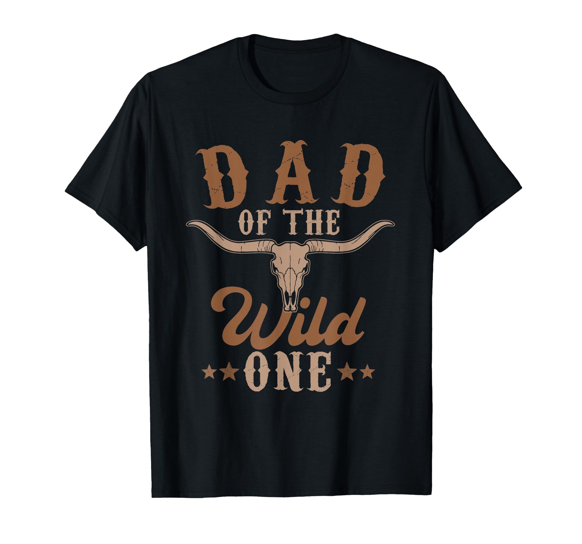 Dad Wild One Cowboy Western Rodeo Party T-Shirt - Custom Art Print Unisex - T-Shirt, Sweatshirt, Hoodie