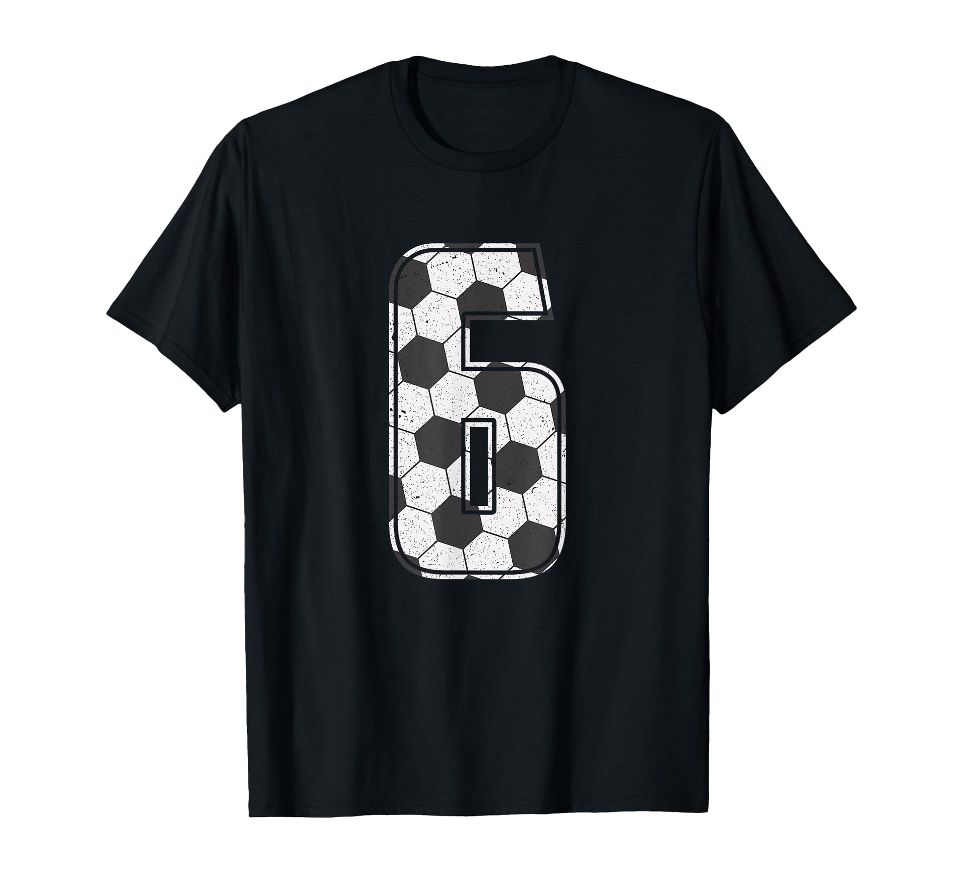 Soccer Player Number 6 Six Soccer T-Shirt - Streetwear Style Men Women - T-Shirt, Sweatshirt, Hoodie