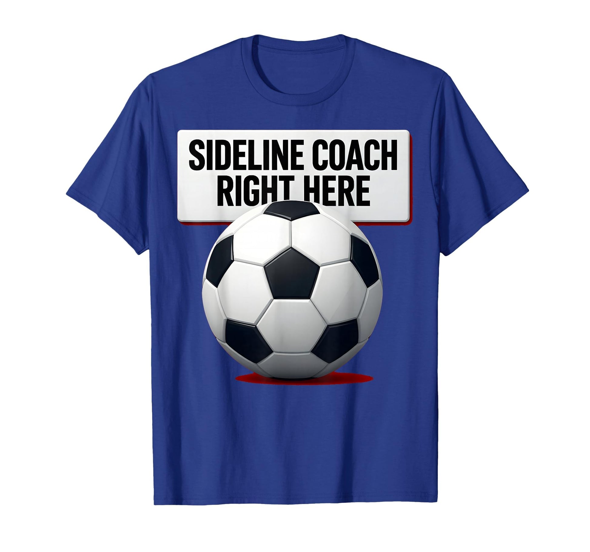 Sideline Coach Soccer Mom T-Shirt - Graphic Print Men Women - T-Shirt, Sweatshirt, Hoodie