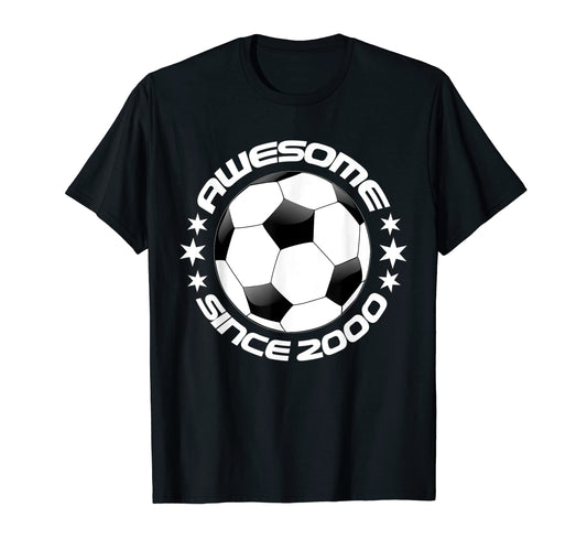 Awesome Since 2000 23Rd Birthday 23 Year T-Shirt - Graphic Print Men Women - T-Shirt, Sweatshirt, Hoodie