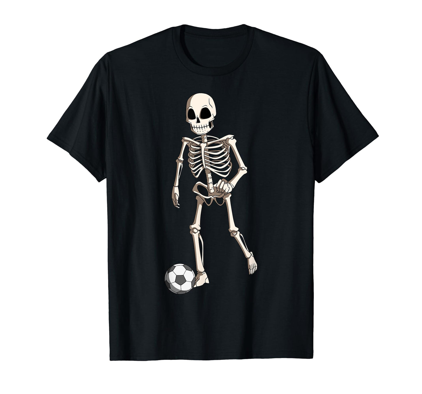 Soccer Skeleton Halloween Skeleton T-Shirt - Casual Everyday Wear Unisex - T-Shirt, Sweatshirt, Hoodie