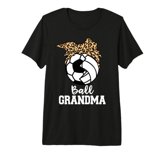 Ball Grandma Soccer Volleyball T-Shirt - Fun Novelty Design for Adults - T-Shirt, Sweatshirt, Hoodie