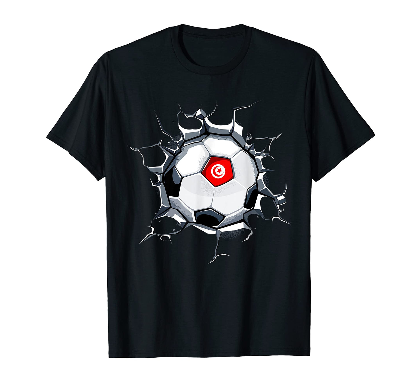 Tunisia Soccer Fans Jersey Tunisian T-Shirt - Novelty Apparel for Adults - T-Shirt, Sweatshirt, Hoodie