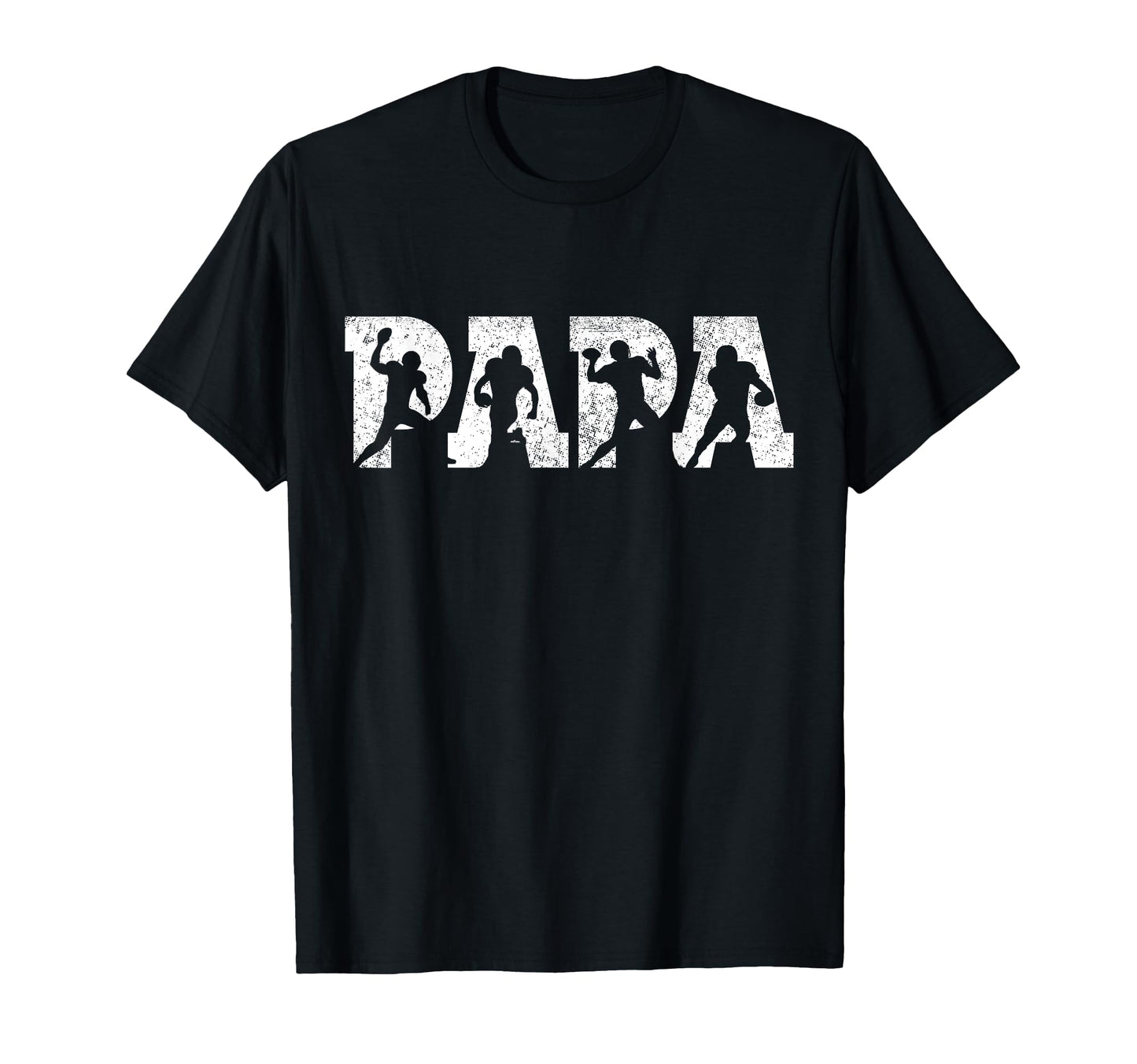 Football Papa Football Fathers Day T-Shirt - Custom Art Print Men Women - T-Shirt, Sweatshirt, Hoodie