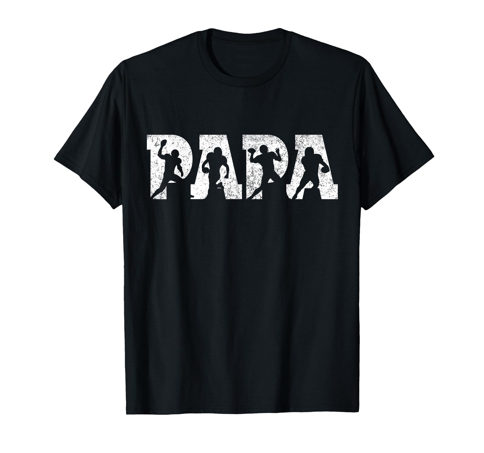 Football Papa Football Fathers Day T-Shirt - Custom Art Print Men Women - T-Shirt, Sweatshirt, Hoodie
