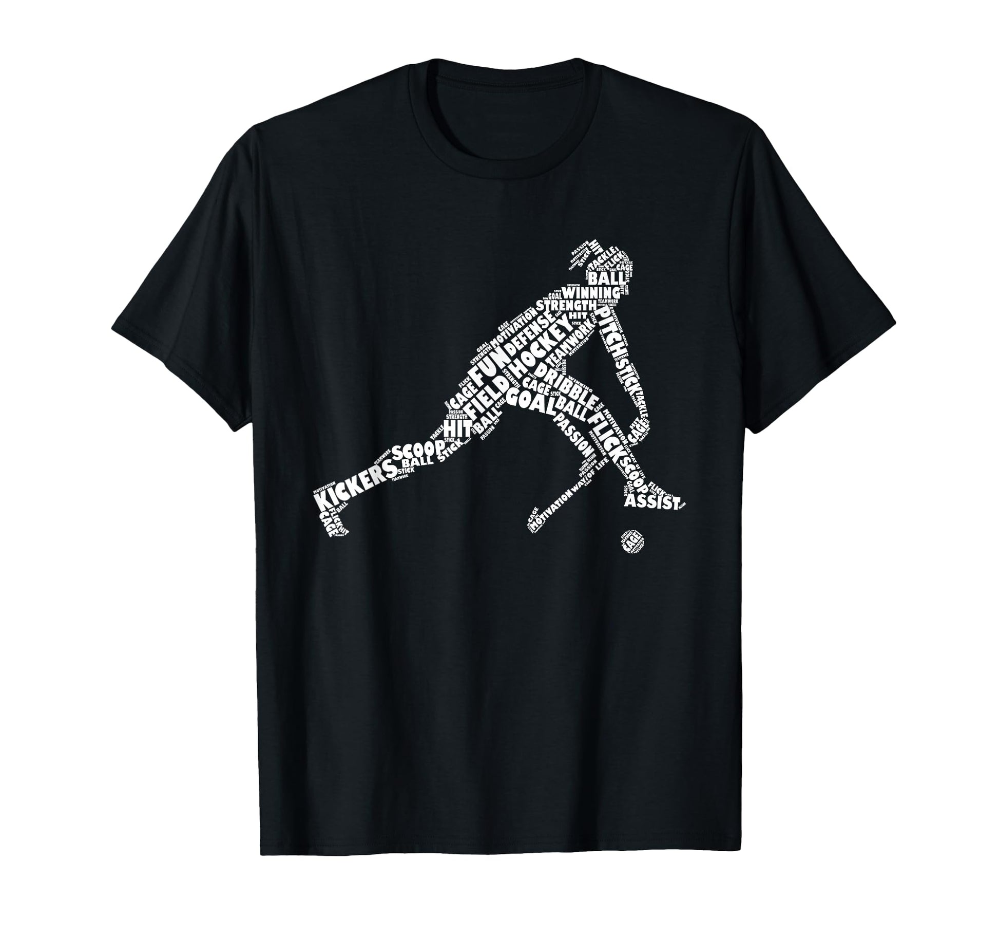 Field Hockey Love Field Hockey T-Shirt - Custom Art Print for Adults - T-Shirt, Sweatshirt, Hoodie