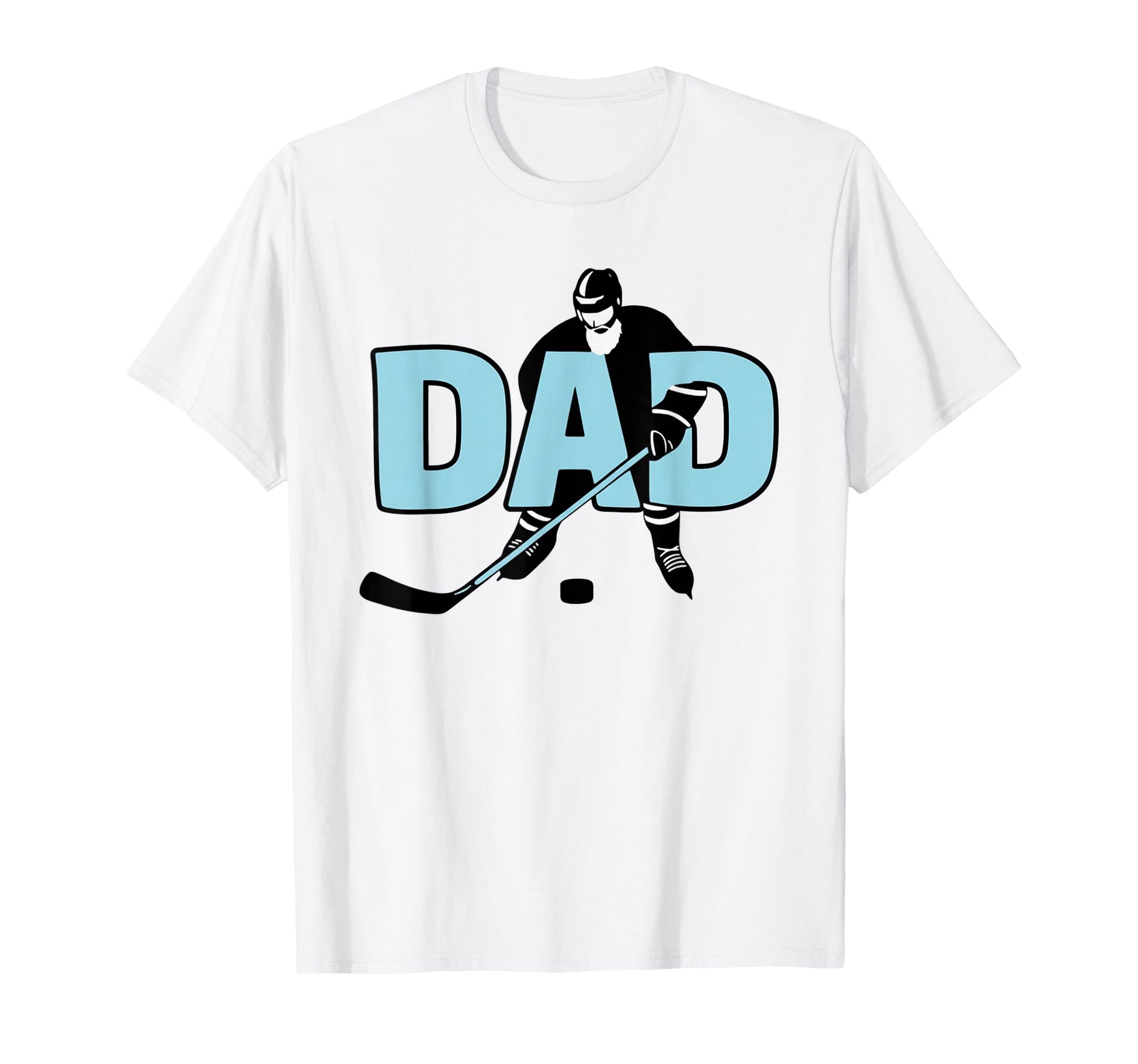 Ice Hockey Playing Dad T-Shirt - Custom Art Print for Adults - T-Shirt, Sweatshirt, Hoodie