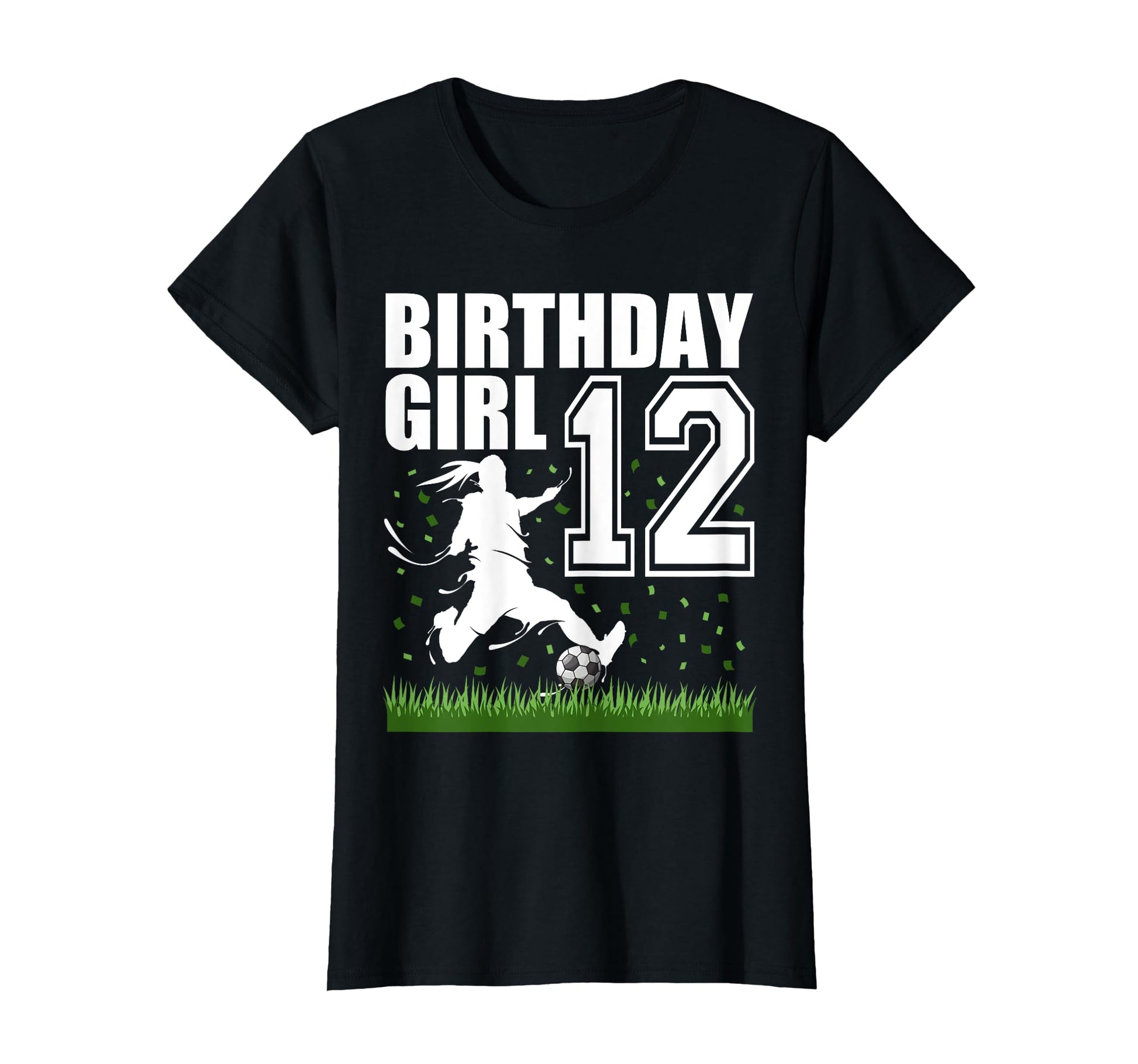 12 Year Old Soccer Birthday Party T-Shirt - Unique Graphic for Adults - T-Shirt, Sweatshirt, Hoodie