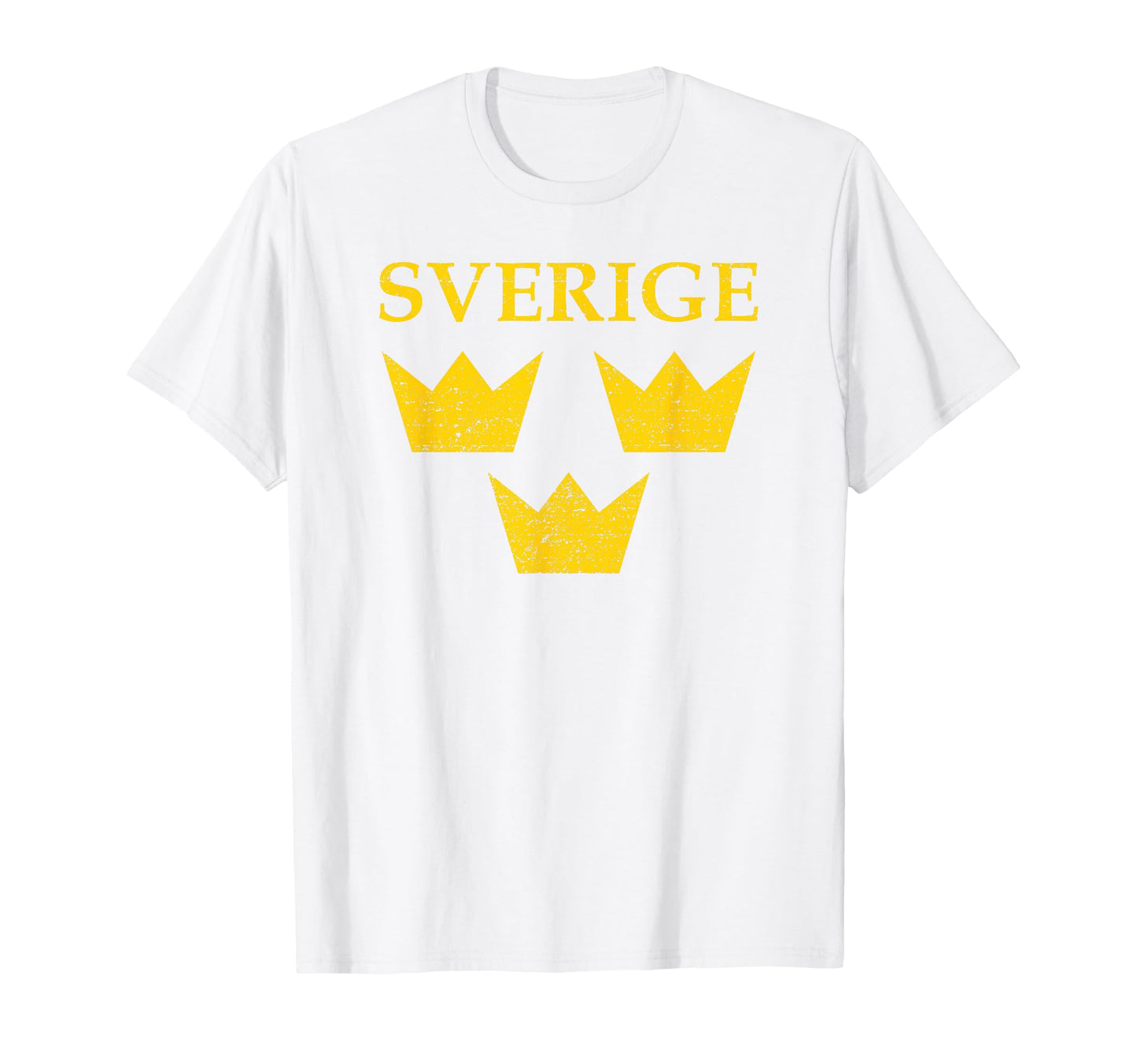 Sverige Sweden Three Crowns Tre Kronor T-Shirt - Custom Art Print Unisex - T-Shirt, Sweatshirt, Hoodie