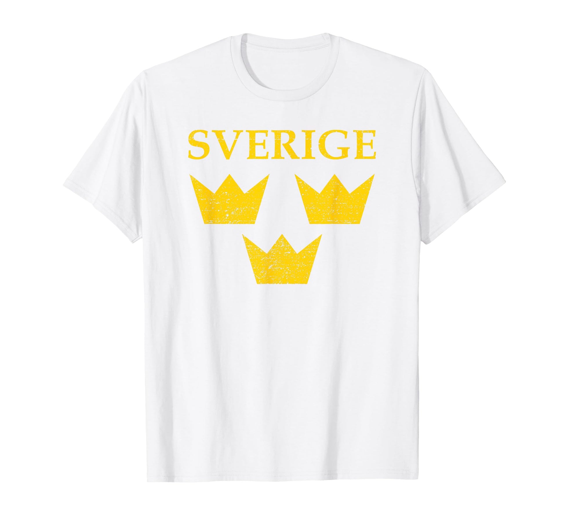 Sverige Sweden Three Crowns Tre Kronor T-Shirt - Custom Art Print Unisex - T-Shirt, Sweatshirt, Hoodie
