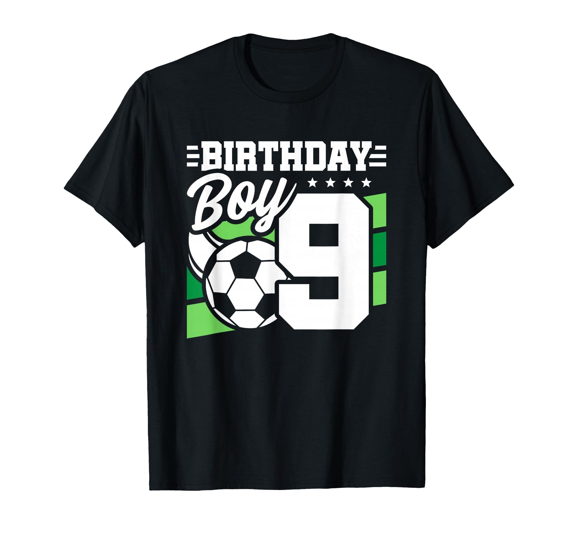 Soccer Birthday Party 9 Year Old 9Th T-Shirt - Minimalist Print Men Women - T-Shirt, Sweatshirt, Hoodie