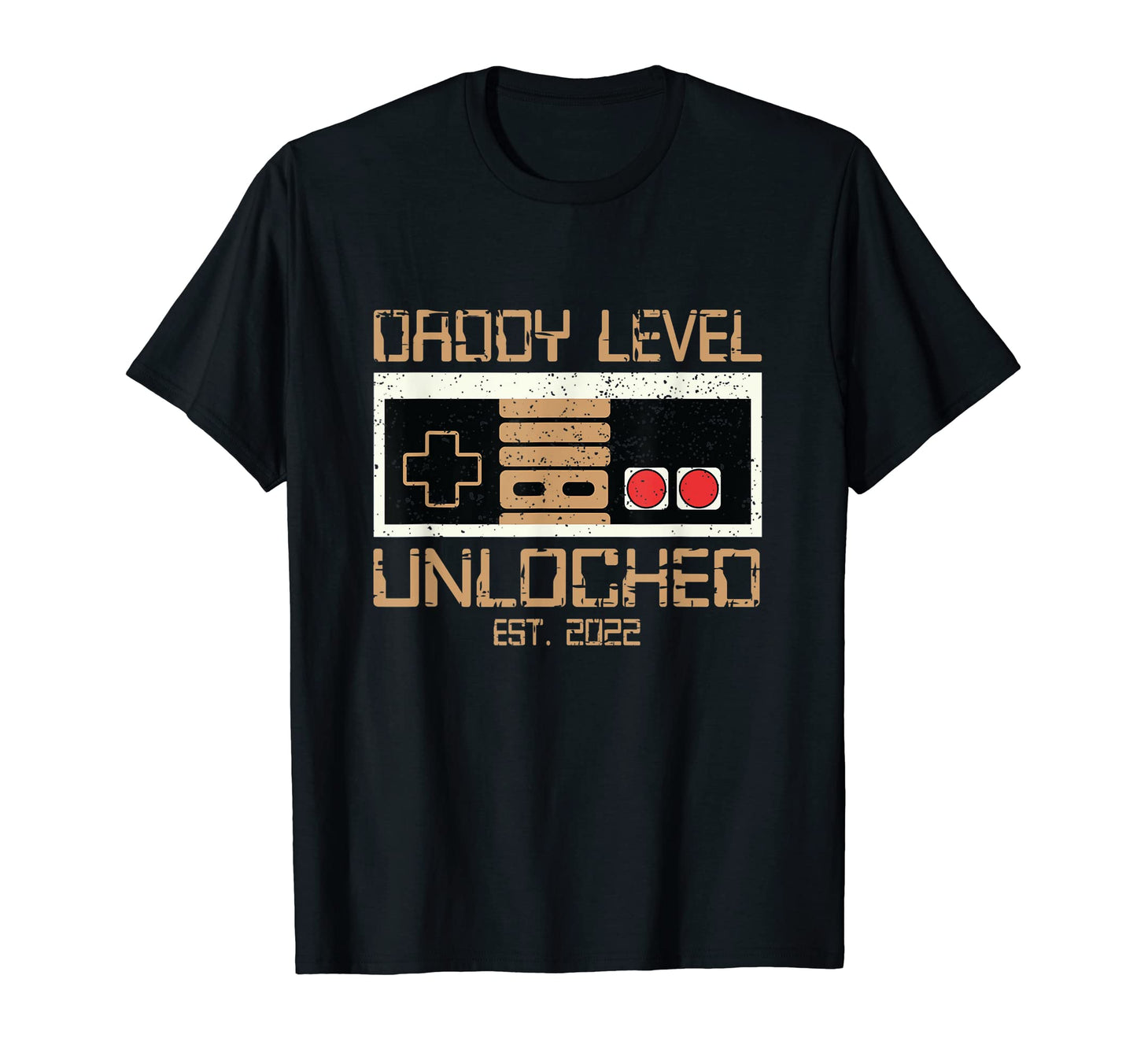 Daddy Level Unlocked 2022 Leveled Up T-Shirt - Novelty Apparel for Adults - T-Shirt, Sweatshirt, Hoodie