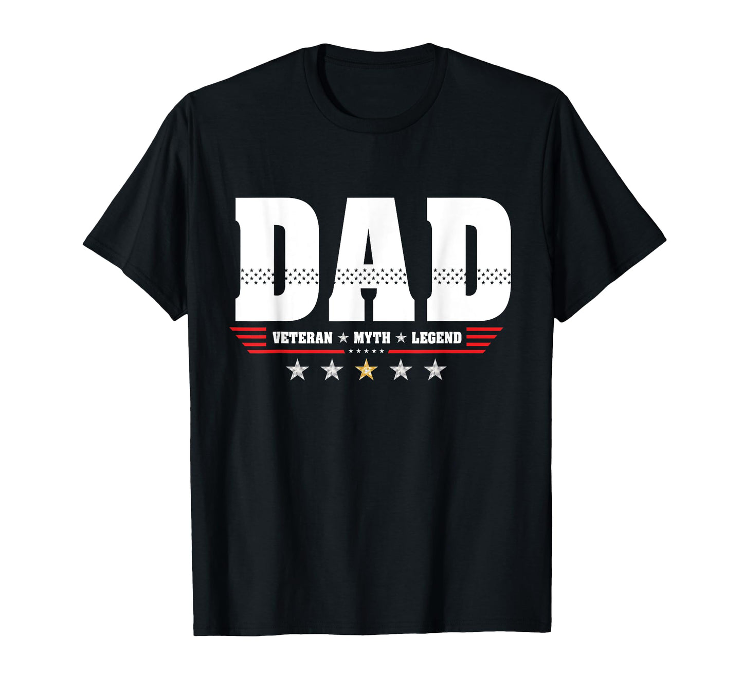 Dad Veteran Myth Legend Dad Military T-Shirt - Aesthetic Graphic Unisex - T-Shirt, Sweatshirt, Hoodie