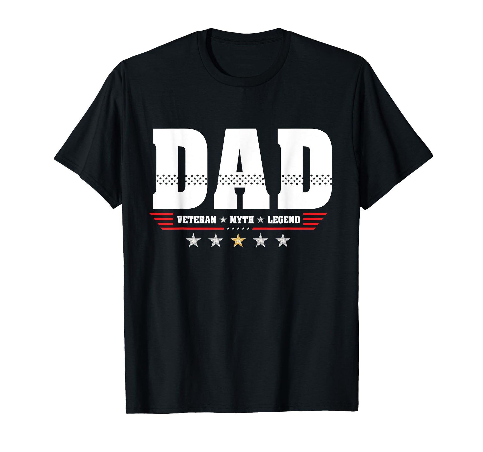 Dad Veteran Myth Legend Dad Military T-Shirt - Aesthetic Graphic Unisex - T-Shirt, Sweatshirt, Hoodie