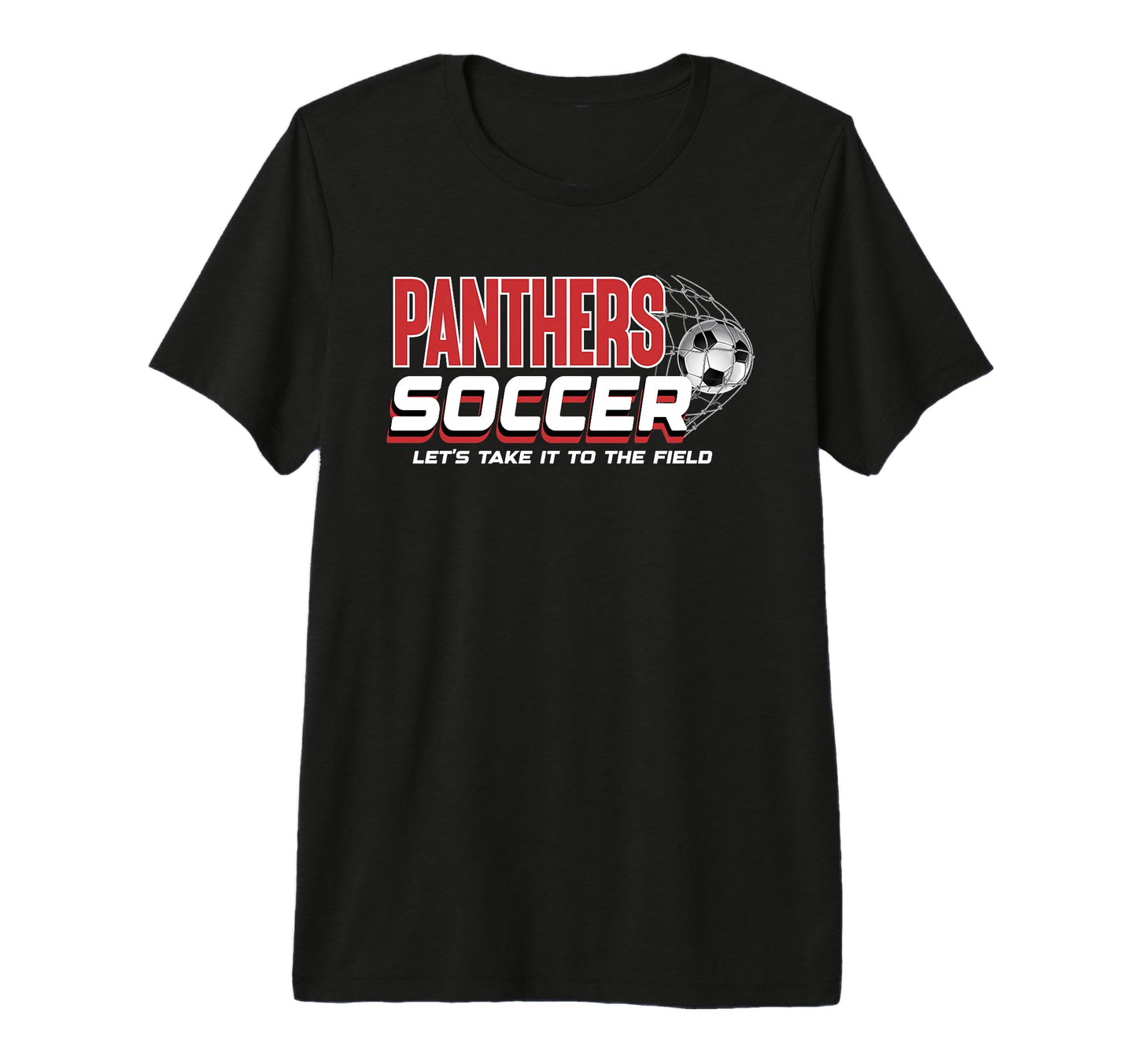 Red Panthers Soccer Mom Game Day T-Shirt - Aesthetic Graphic Men Women - T-Shirt, Sweatshirt, Hoodie