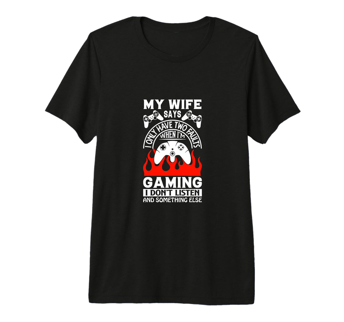 Video Game Player Gaming Joystick T-Shirt - Custom Art Print Men Women - T-Shirt, Sweatshirt, Hoodie