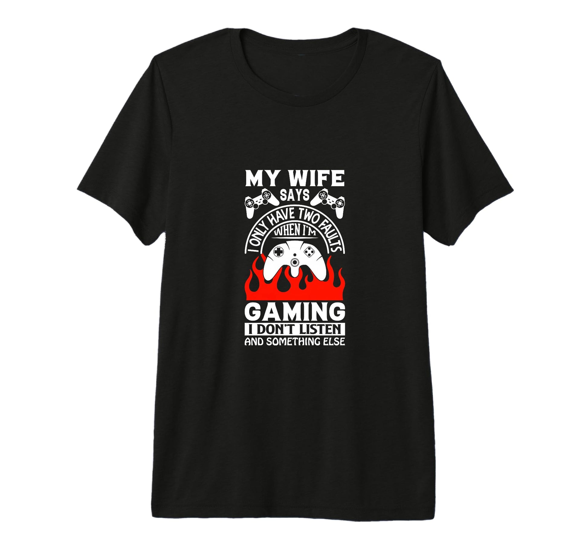 Video Game Player Gaming Joystick T-Shirt - Custom Art Print Men Women - T-Shirt, Sweatshirt, Hoodie