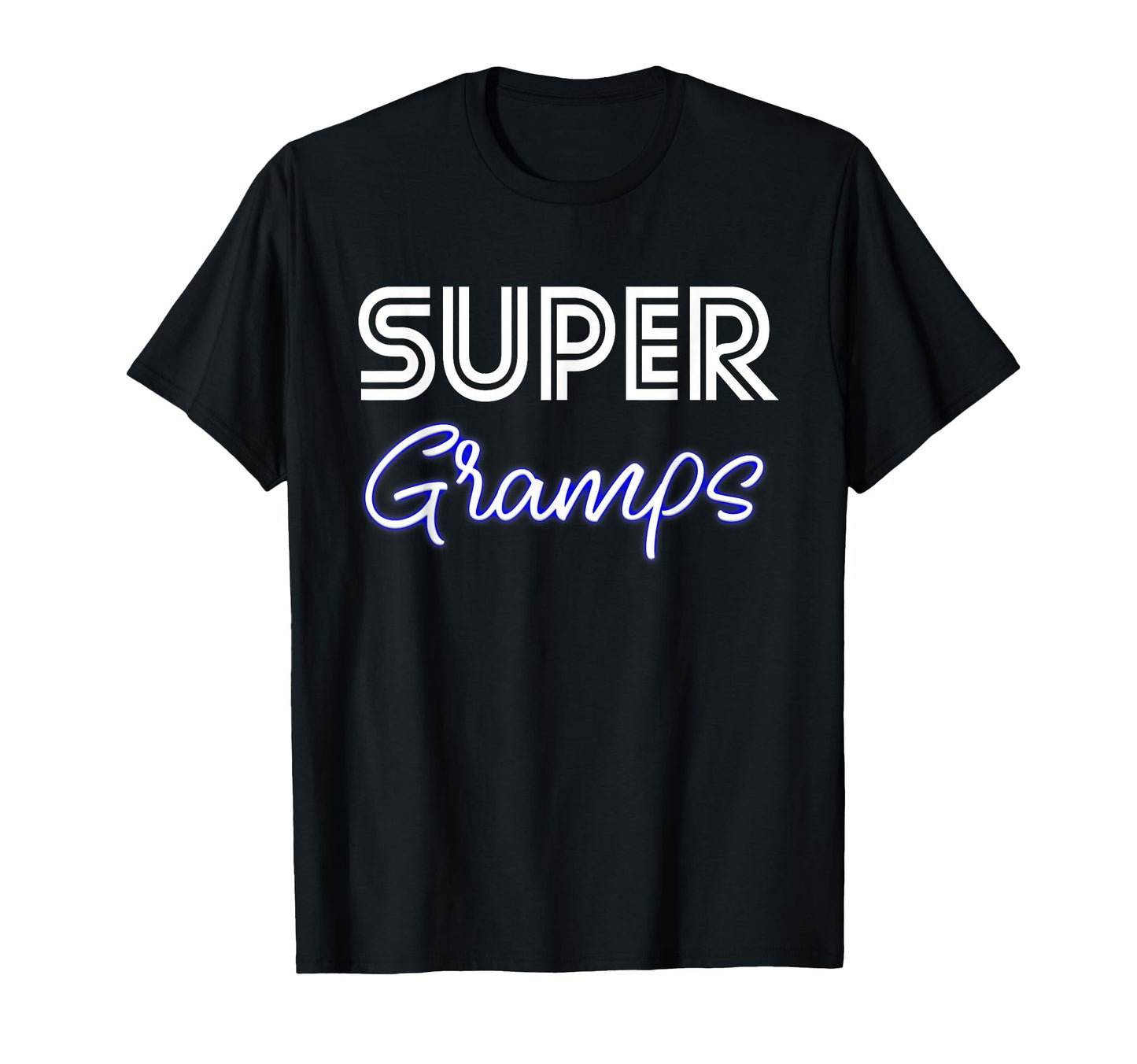 Super Gramps Grandfather Grandpa T-Shirt - Trendy Graphic for Adults - T-Shirt, Sweatshirt, Hoodie