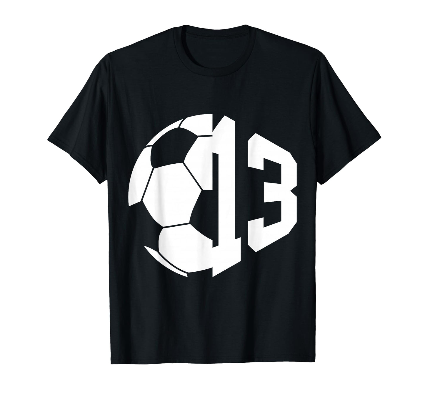 Number 13 Years Soccer 13Th T-Shirt - Casual Everyday Wear for Adults - T-Shirt, Sweatshirt, Hoodie